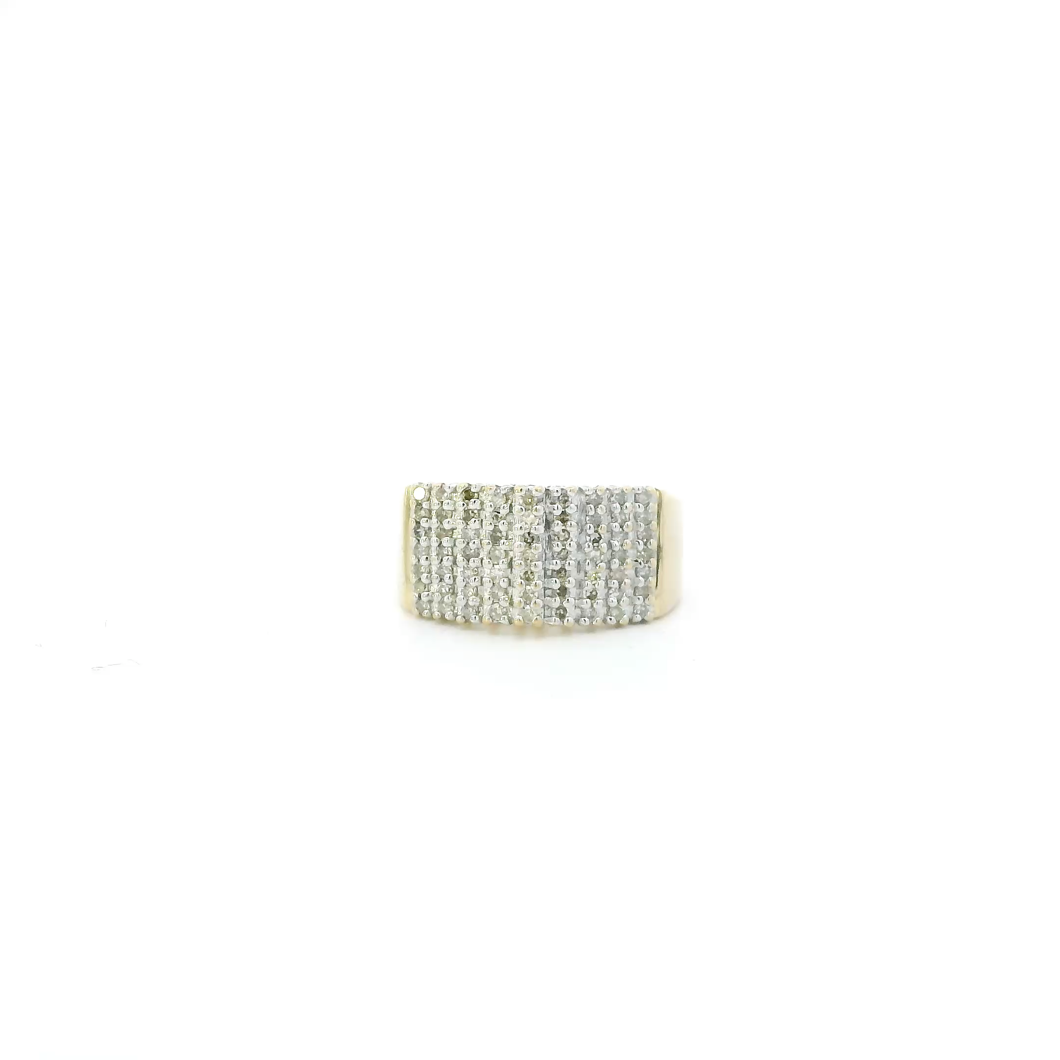 10K Yellow Gold Diamond Womens Ring - 0.50ct