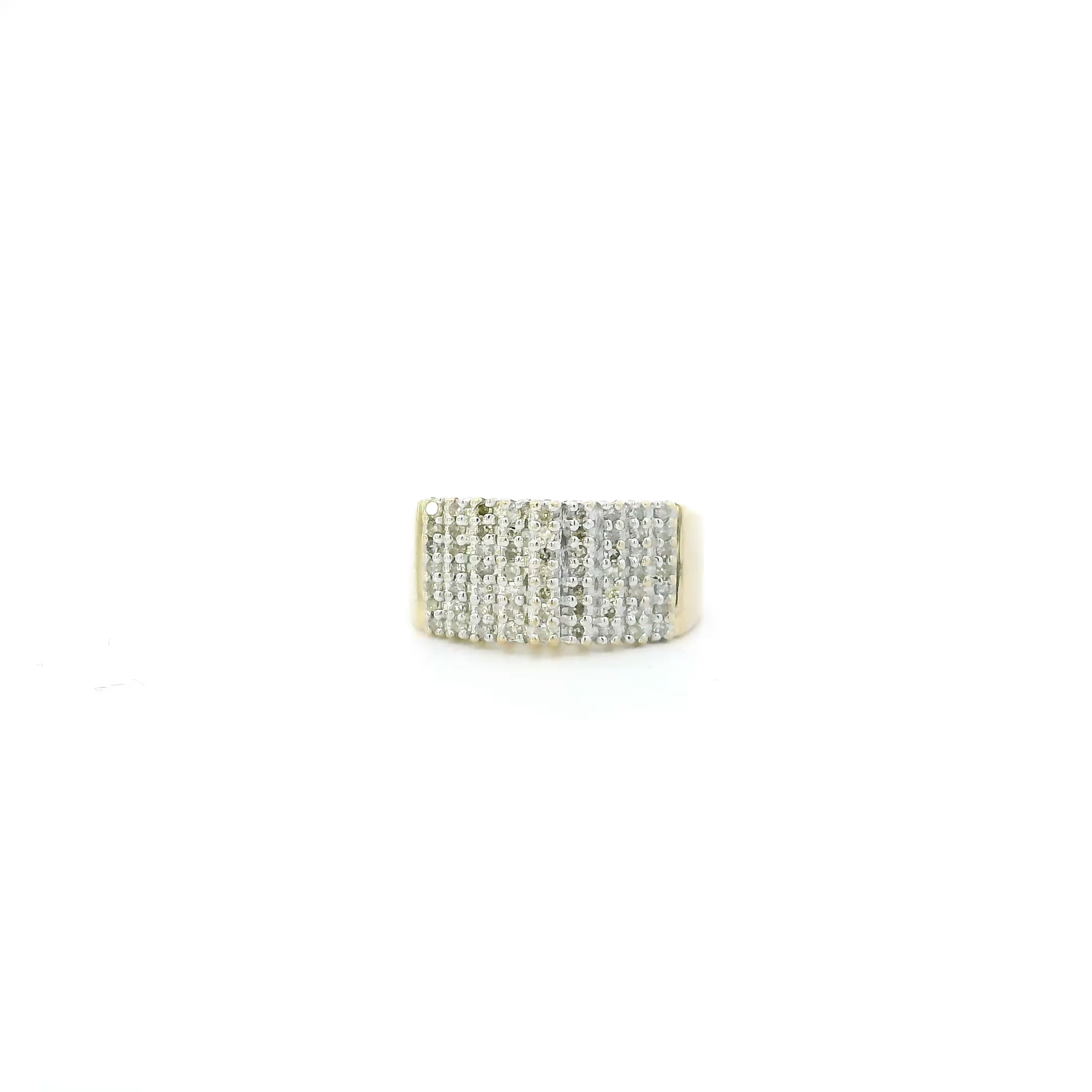 10K Yellow Gold Diamond Womens Ring - 0.50ct