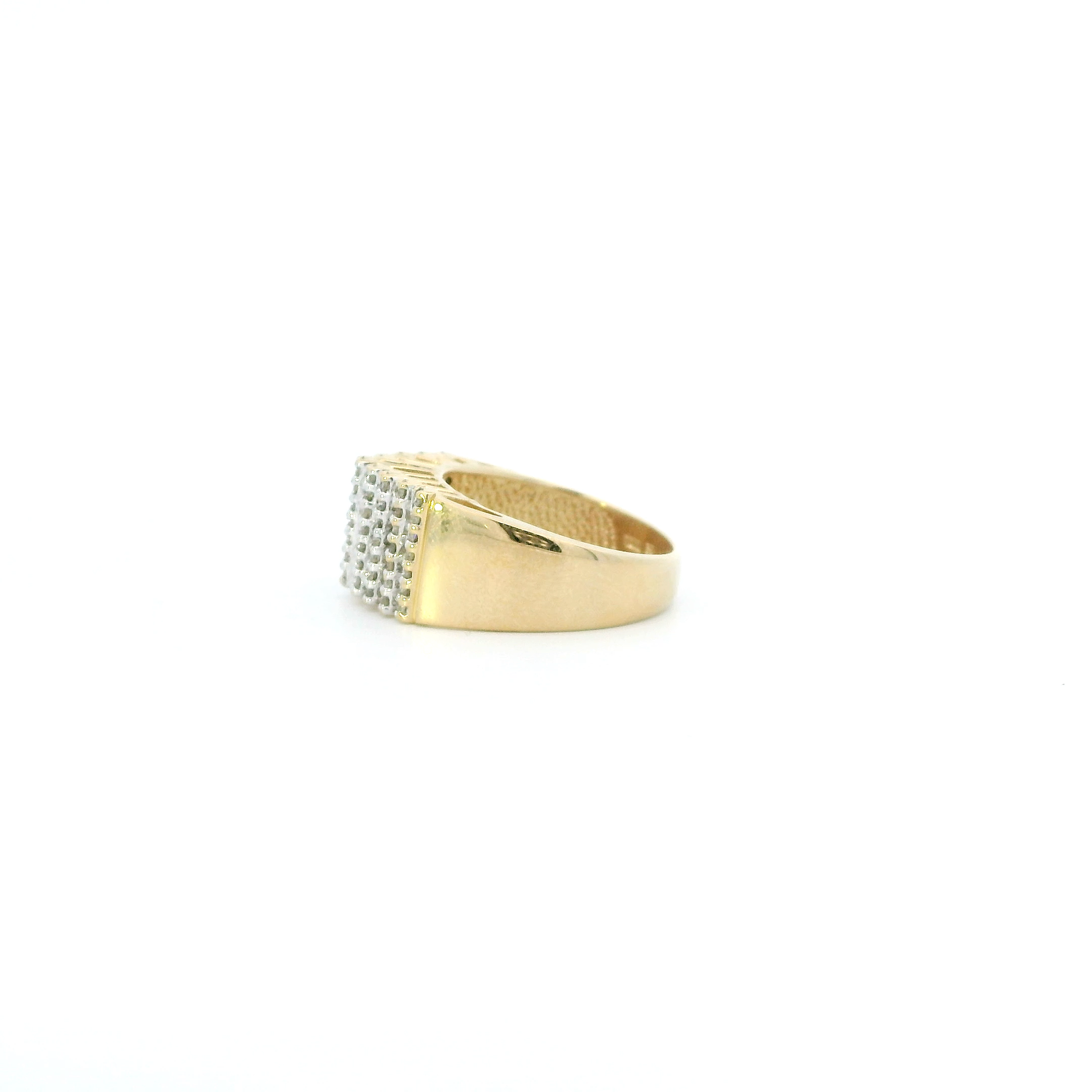10K Yellow Gold Diamond Womens Ring - 0.50ct