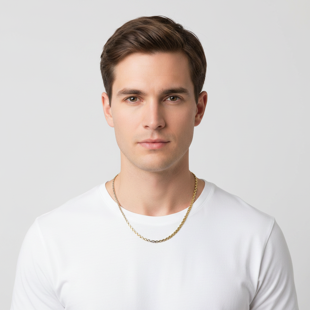 10K Yellow Gold 22" Rolex Chain