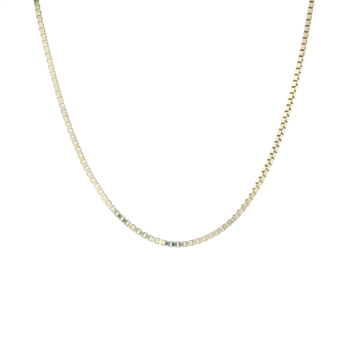 14K Yellow Gold 17.5" Box Chain