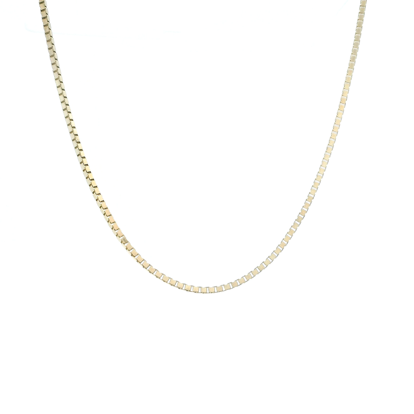 14K Yellow Gold 17.5" Box Chain