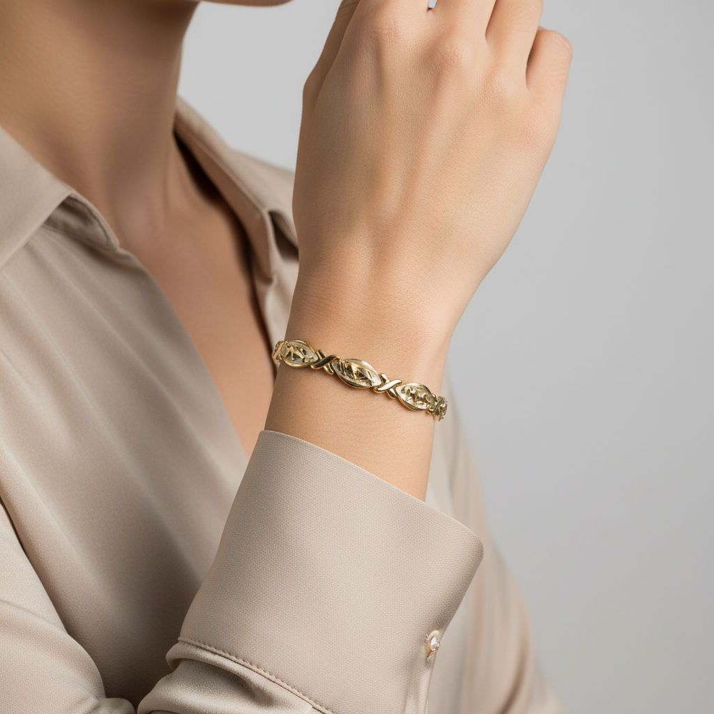 14K Yellow & White Gold 7
