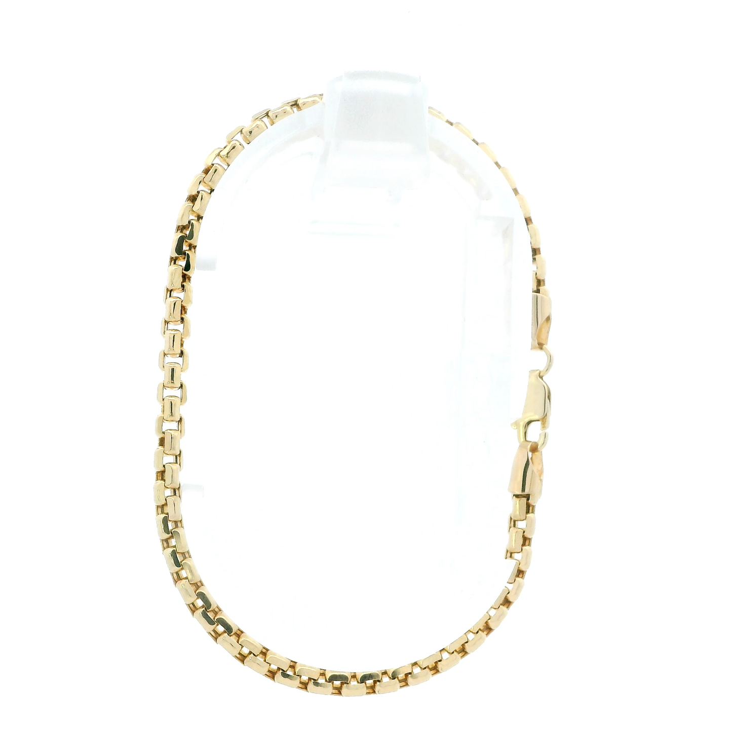 14K Yellow Gold 7.5" Box Link Bracelet