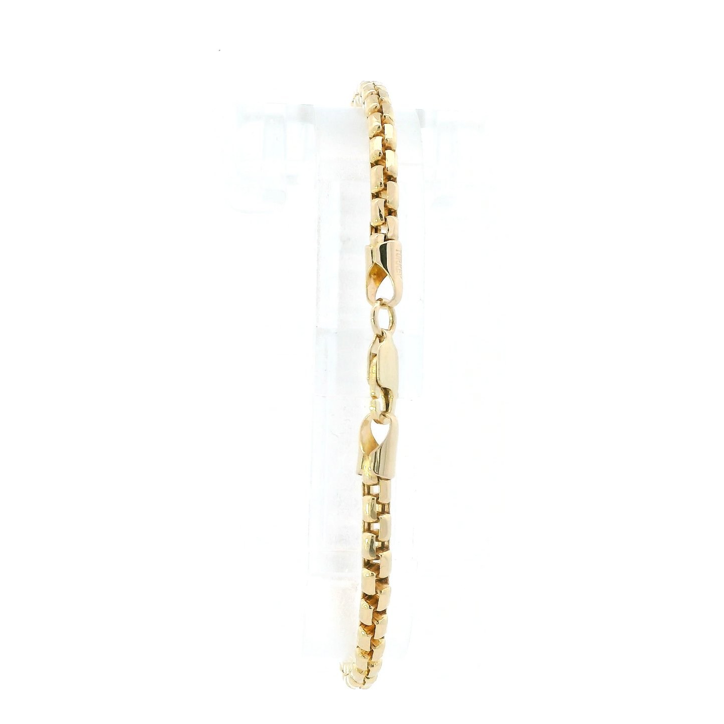 14K Yellow Gold 7.5" Box Link Bracelet