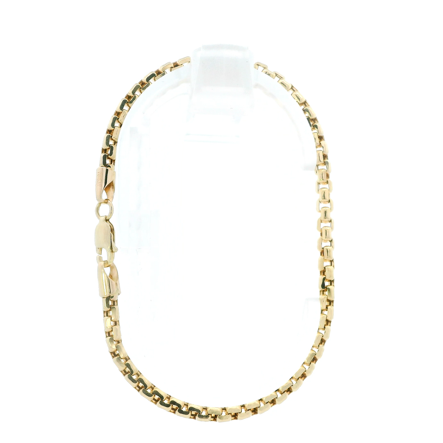 14K Yellow Gold 7.5" Box Link Bracelet