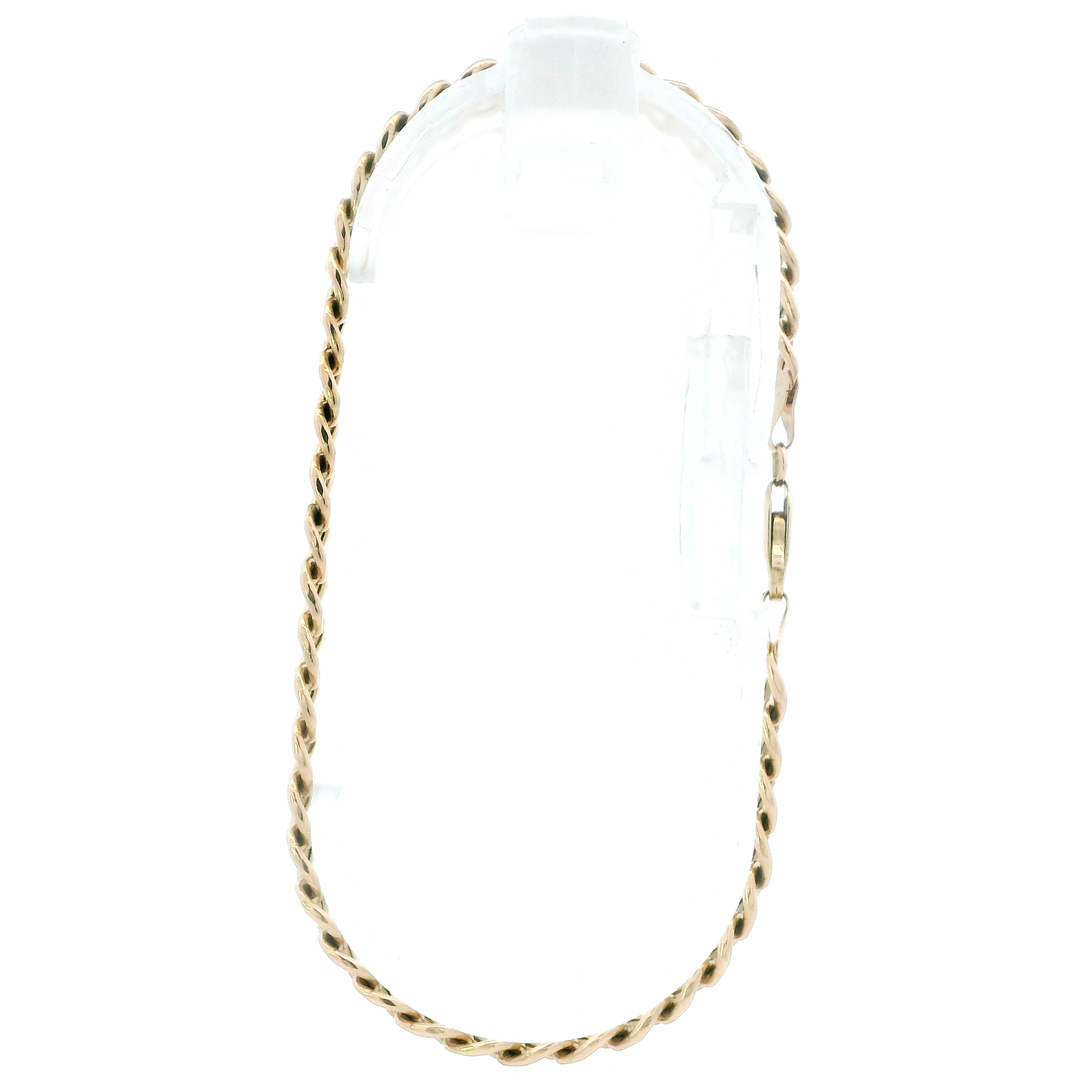 10K Yellow Gold 9" Curb Bracelet