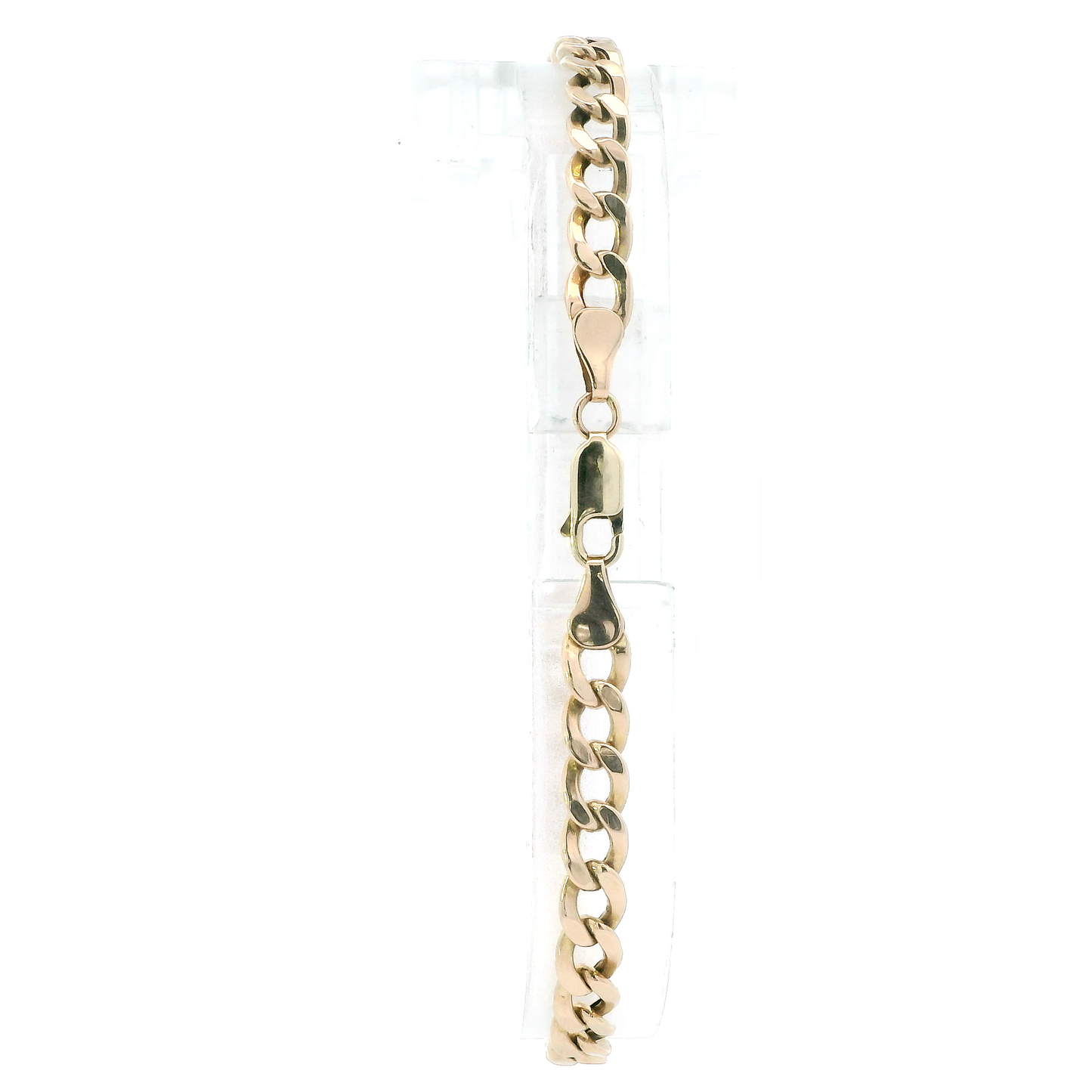10K Yellow Gold 9" Curb Bracelet