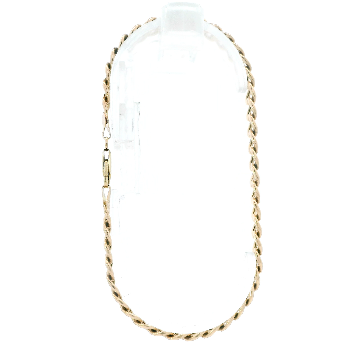 10K Yellow Gold 9" Curb Bracelet