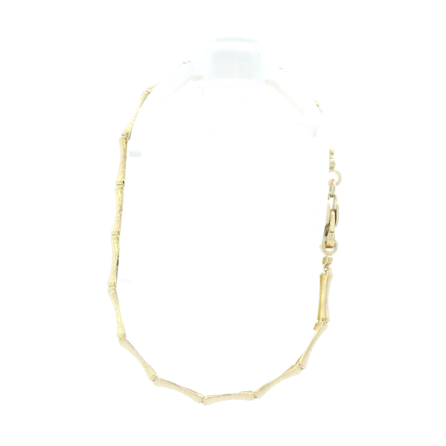14K Yellow Gold 7.25' Bamboo Link Bracelet