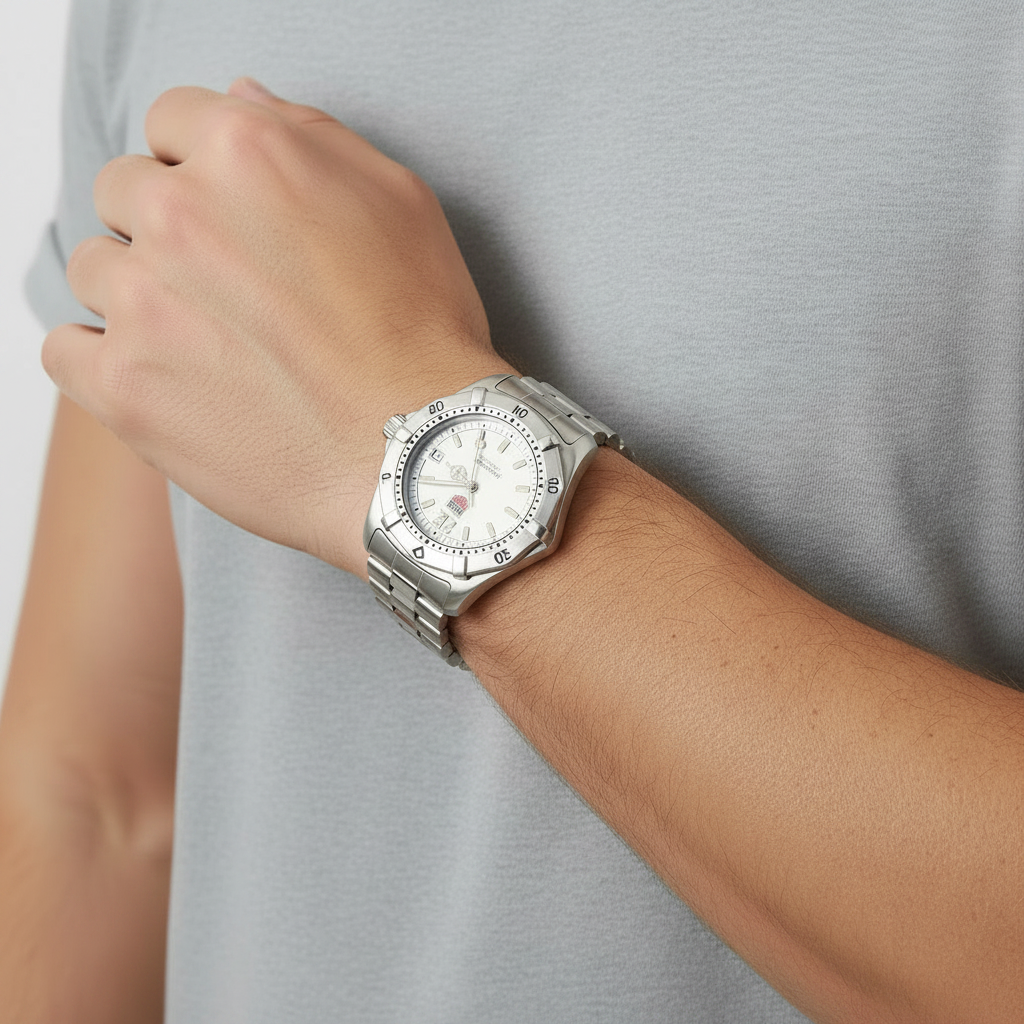 Tag Heuer Professional Silver Dial Womens Wristwatch - WK1212