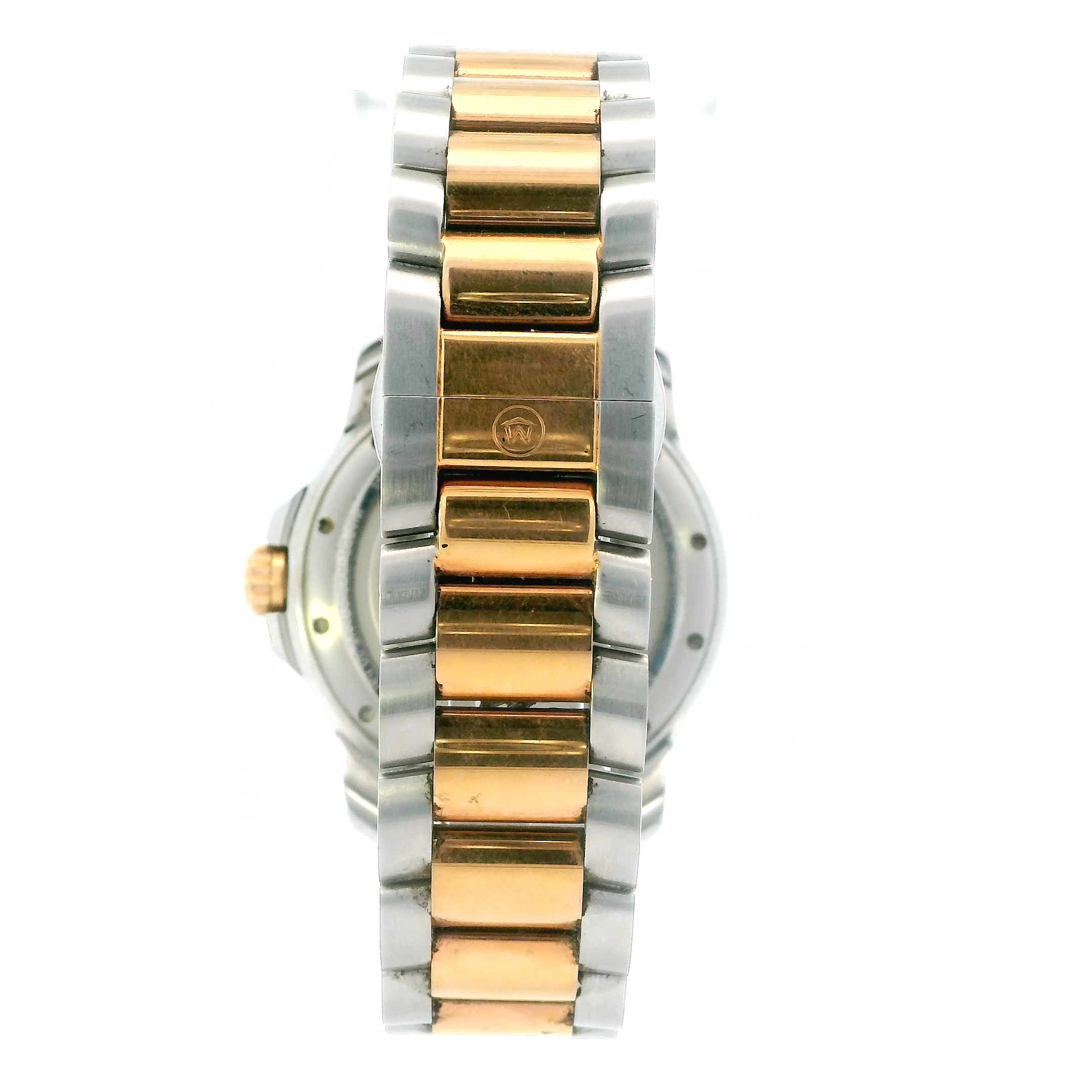 Movado Series 800 Blue Dial Two-Tone Mens Wristwatch - Series 800