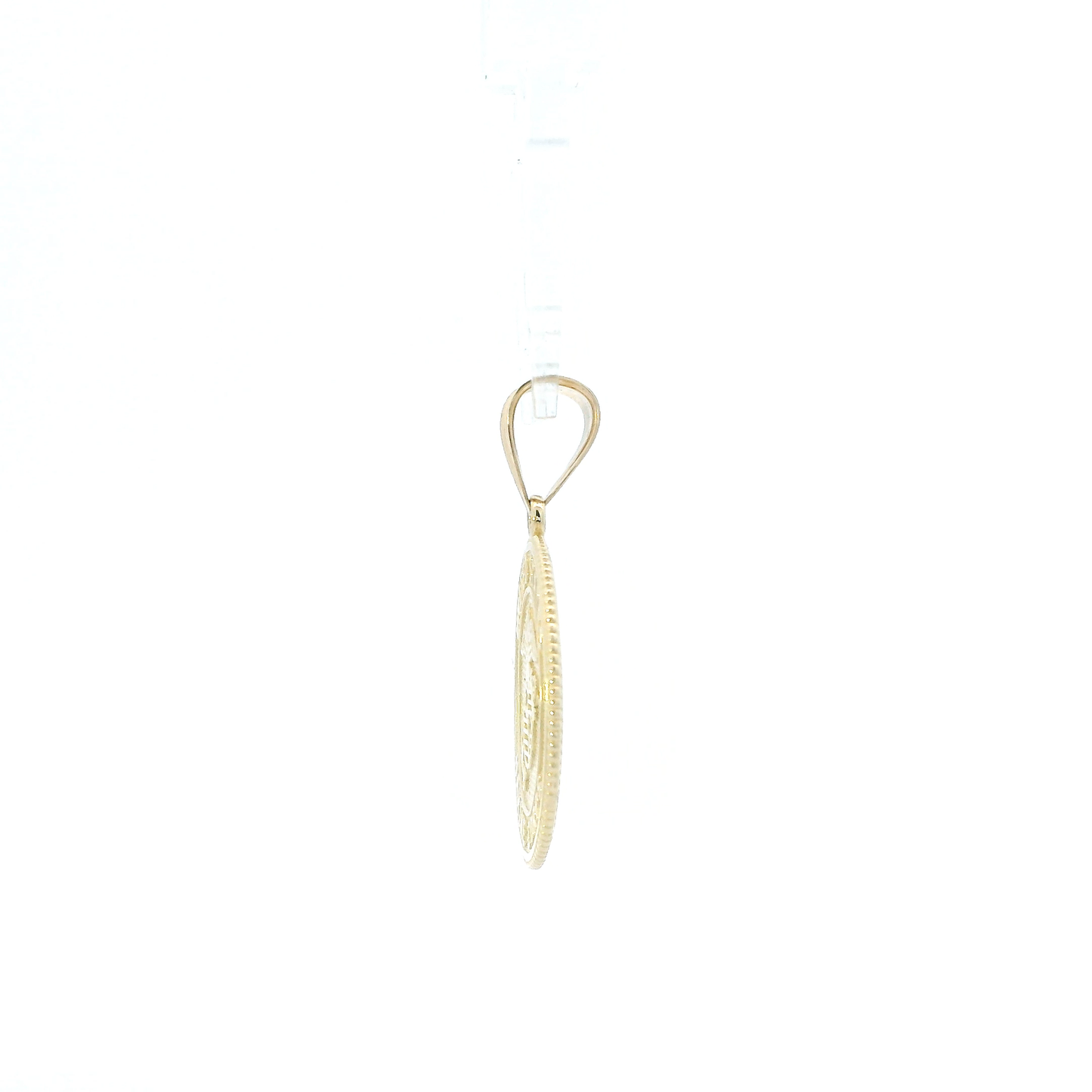 14K Yellow Gold Marine Corps & Prayer Pendant