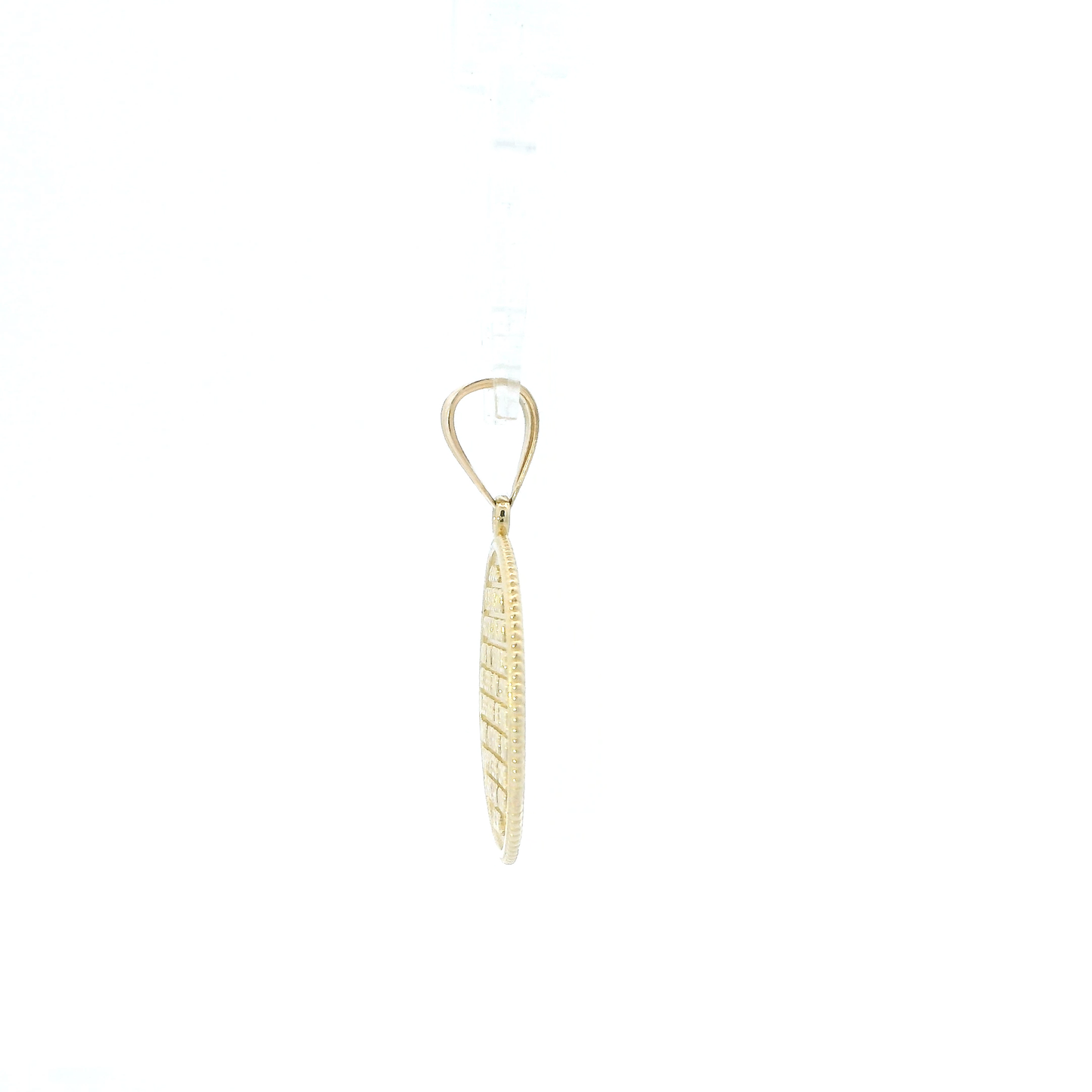 14K Yellow Gold Marine Corps & Prayer Pendant