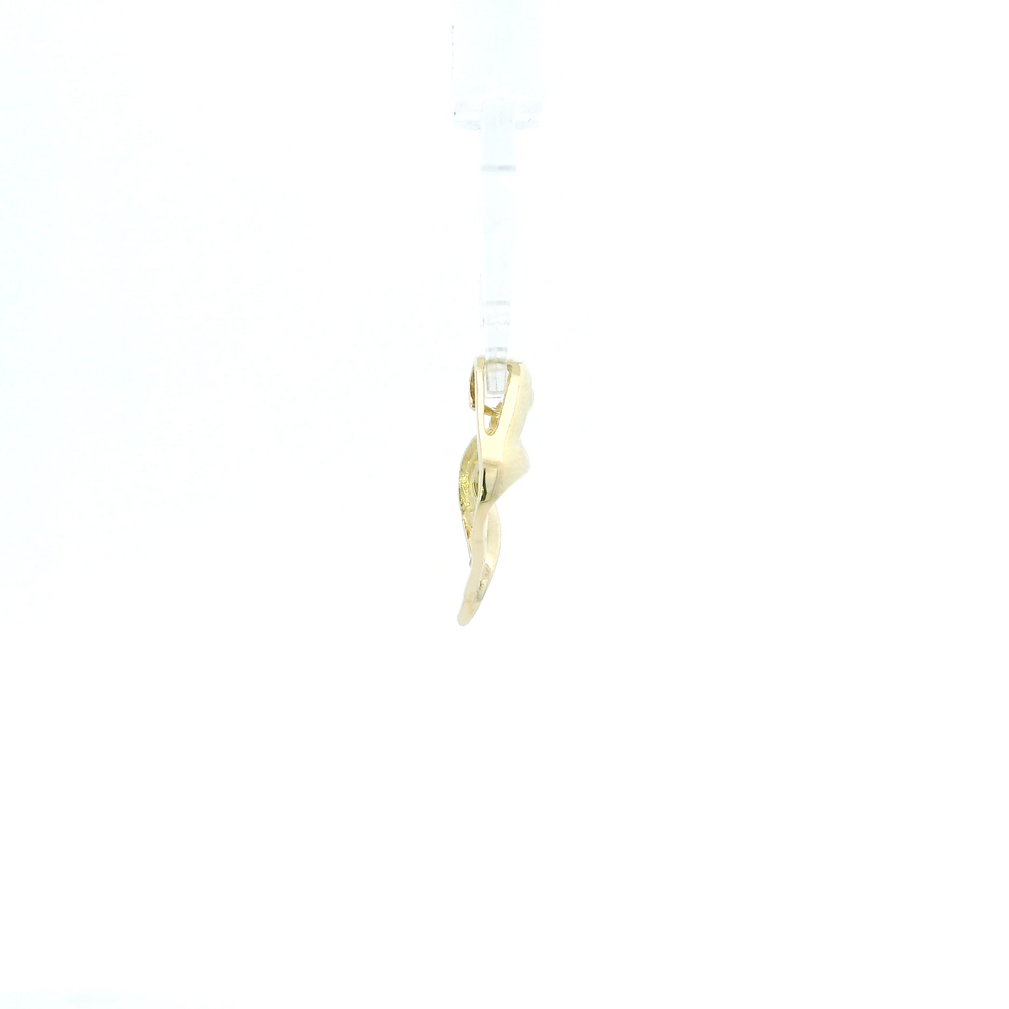10K Yellow Gold Mother & Child Heart Pendant