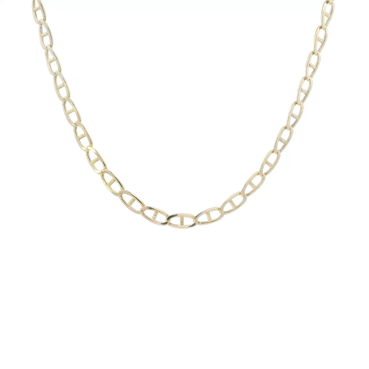 14K Yellow Gold 21.5" Mariner Chain
