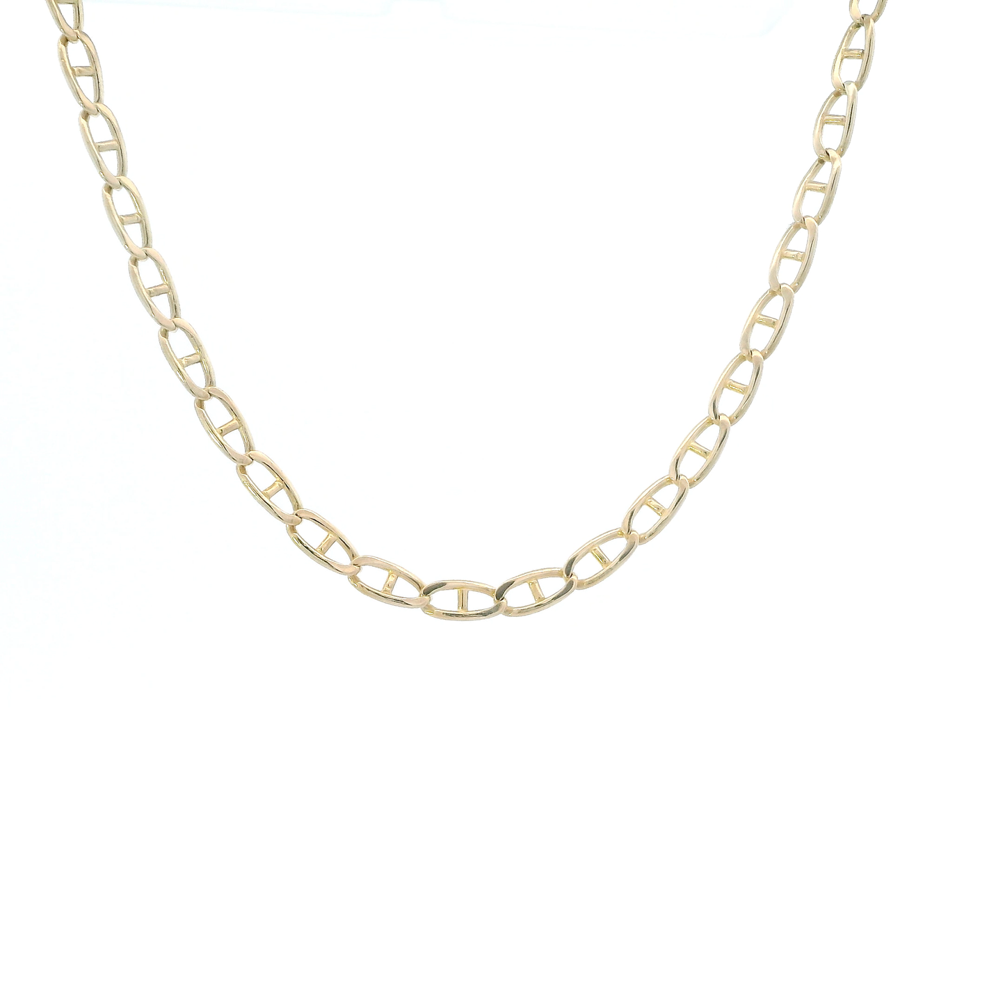 14K Yellow Gold 21.5" Mariner Chain