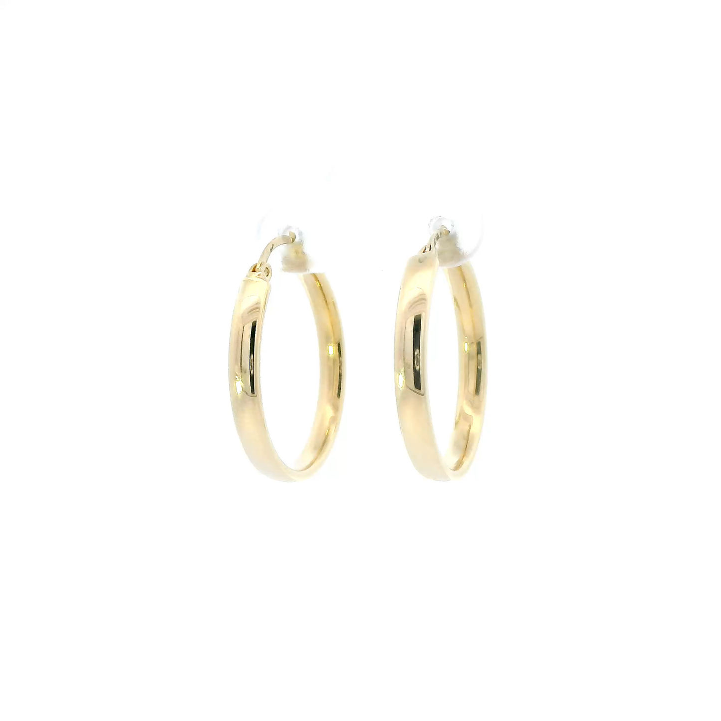 14K Yellow Gold Hoop Earrings