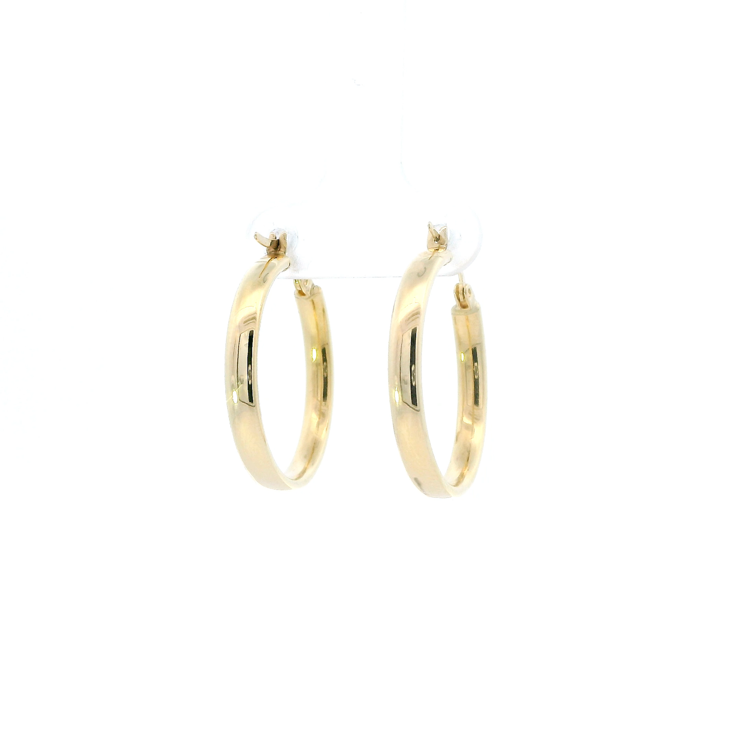 14K Yellow Gold Hoop Earrings