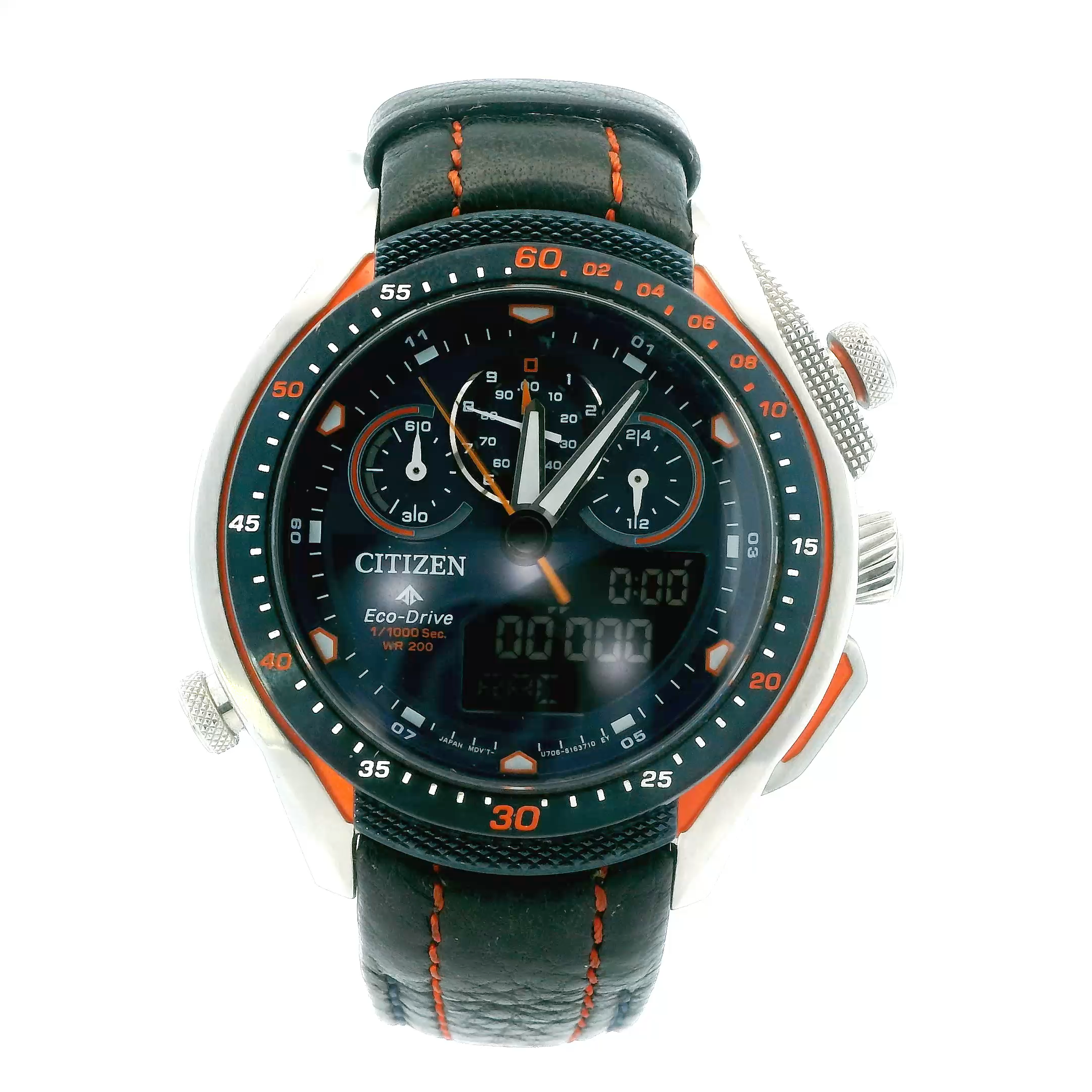 Citizen Promaster Eco Drive Chronograph Mens Wristwatch - U706-S119464