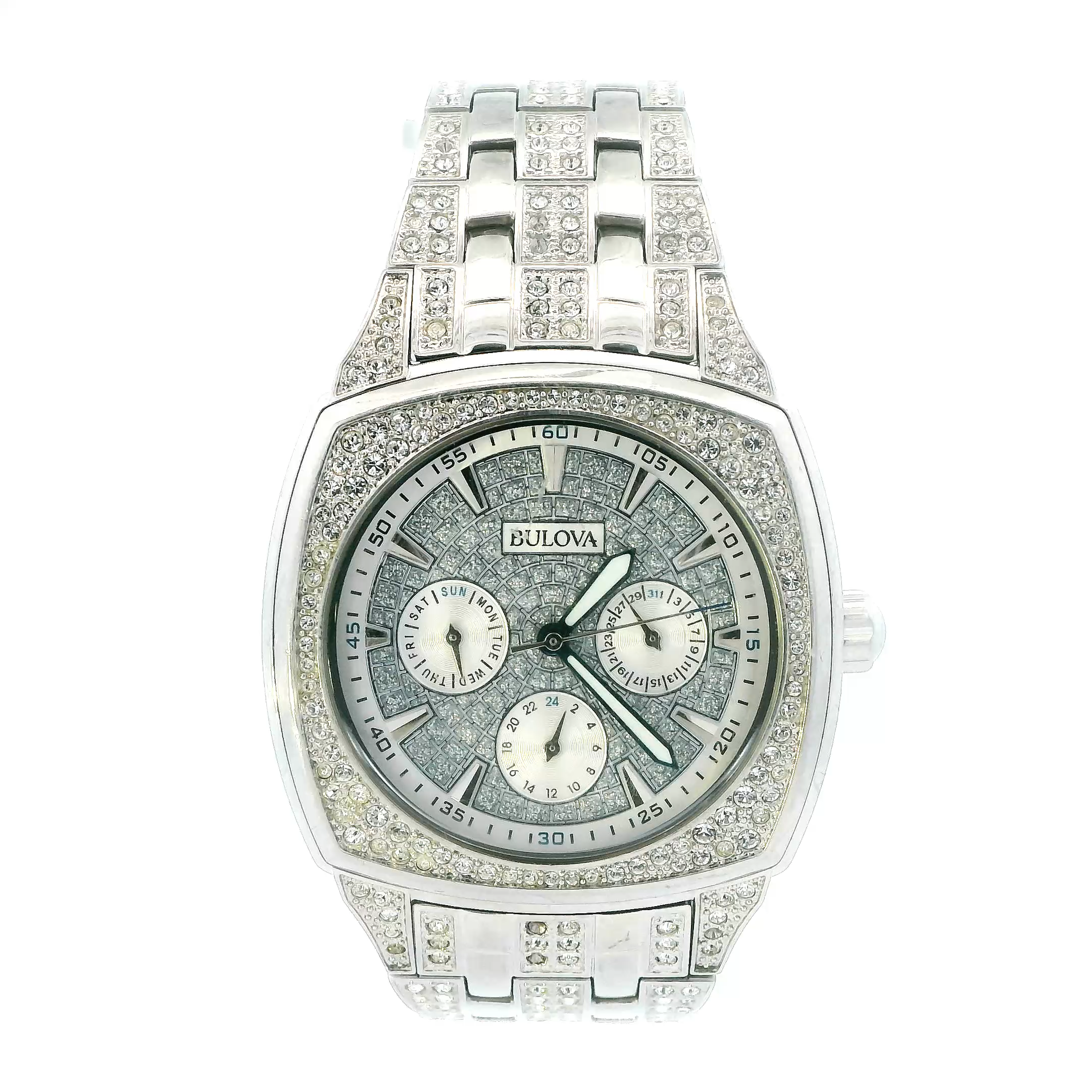 Bulova Chronograph Mens Wristwatch - 96C002