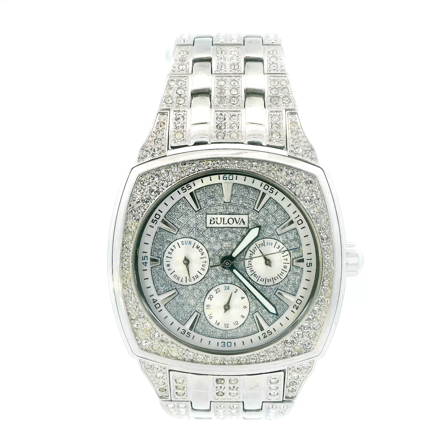Bulova Chronograph Mens Wristwatch - 96C002