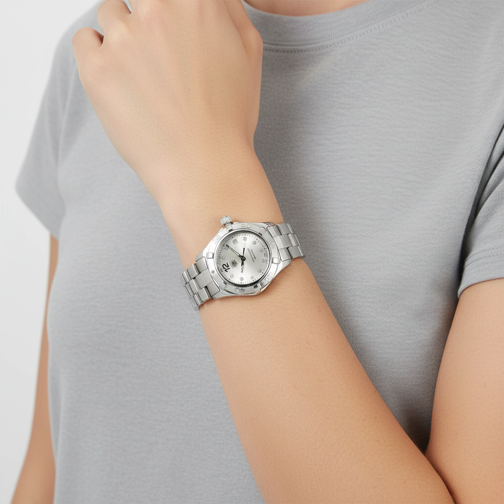 Tag Heuer Aquaracer Steel Ladies Wristwatch - WAF1415