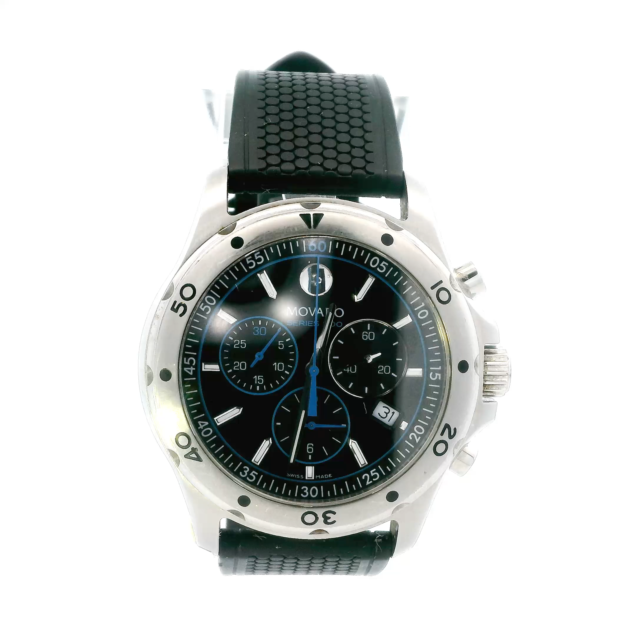Movado Series 800 Chronograph Mens Wristwatch
