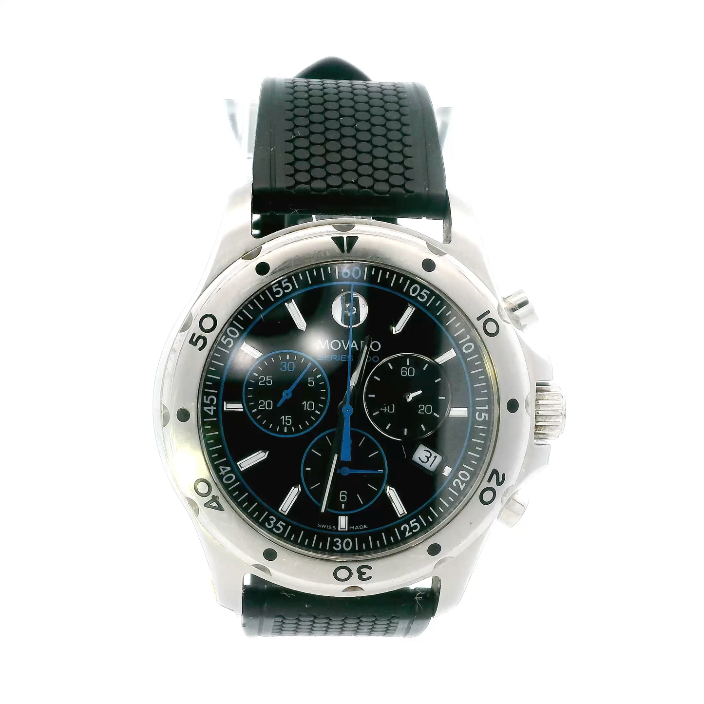Movado Series 800 Chronograph Mens Wristwatch