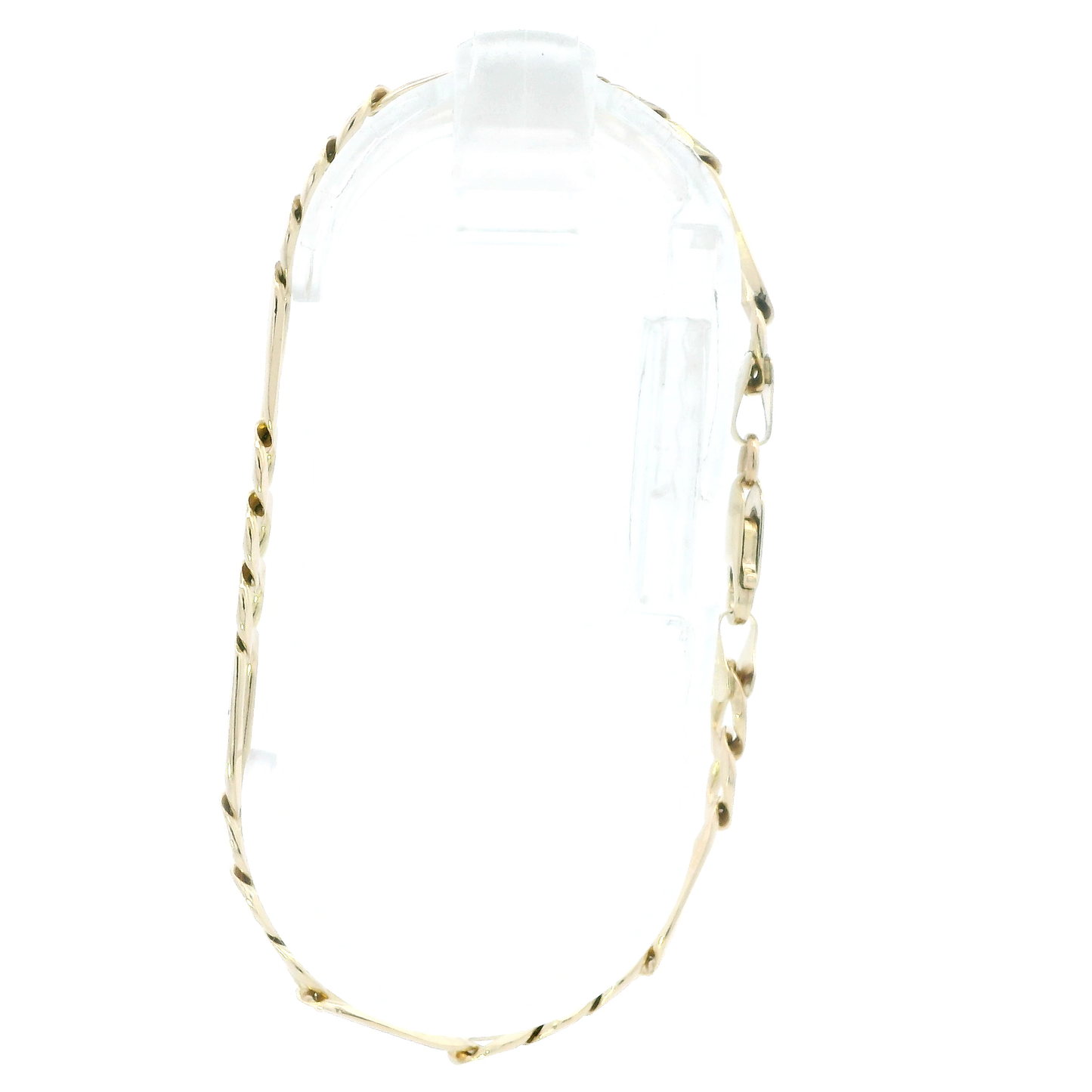 10K Yellow Gold 8.75" Figaro Bracelet