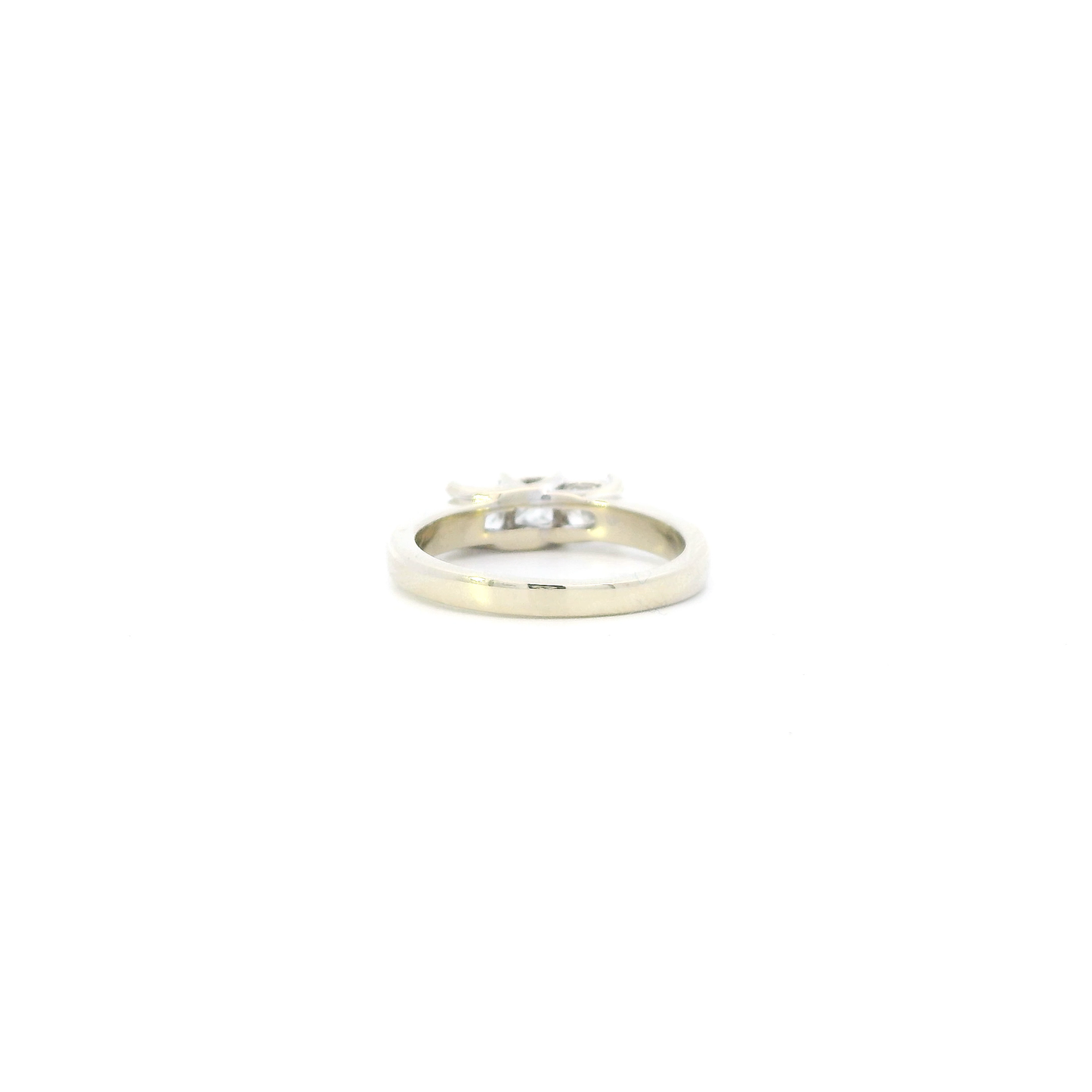 14K White Gold Diamond Womens Ring - 0.90ct
