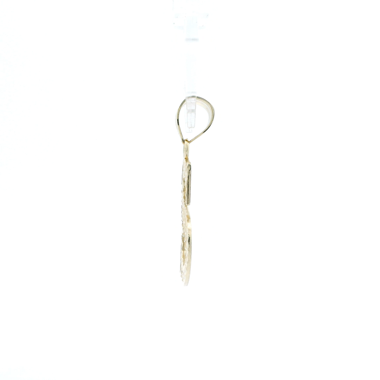 10K Yellow Gold Diamond Cut Letter "S" Pendant