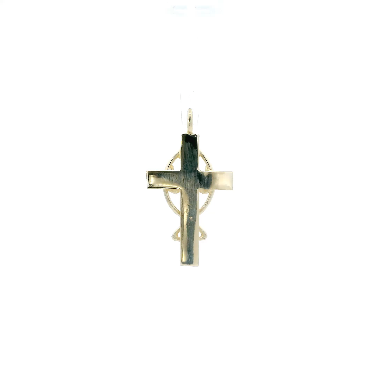 14K Yellow Gold Religious Cross Pendant