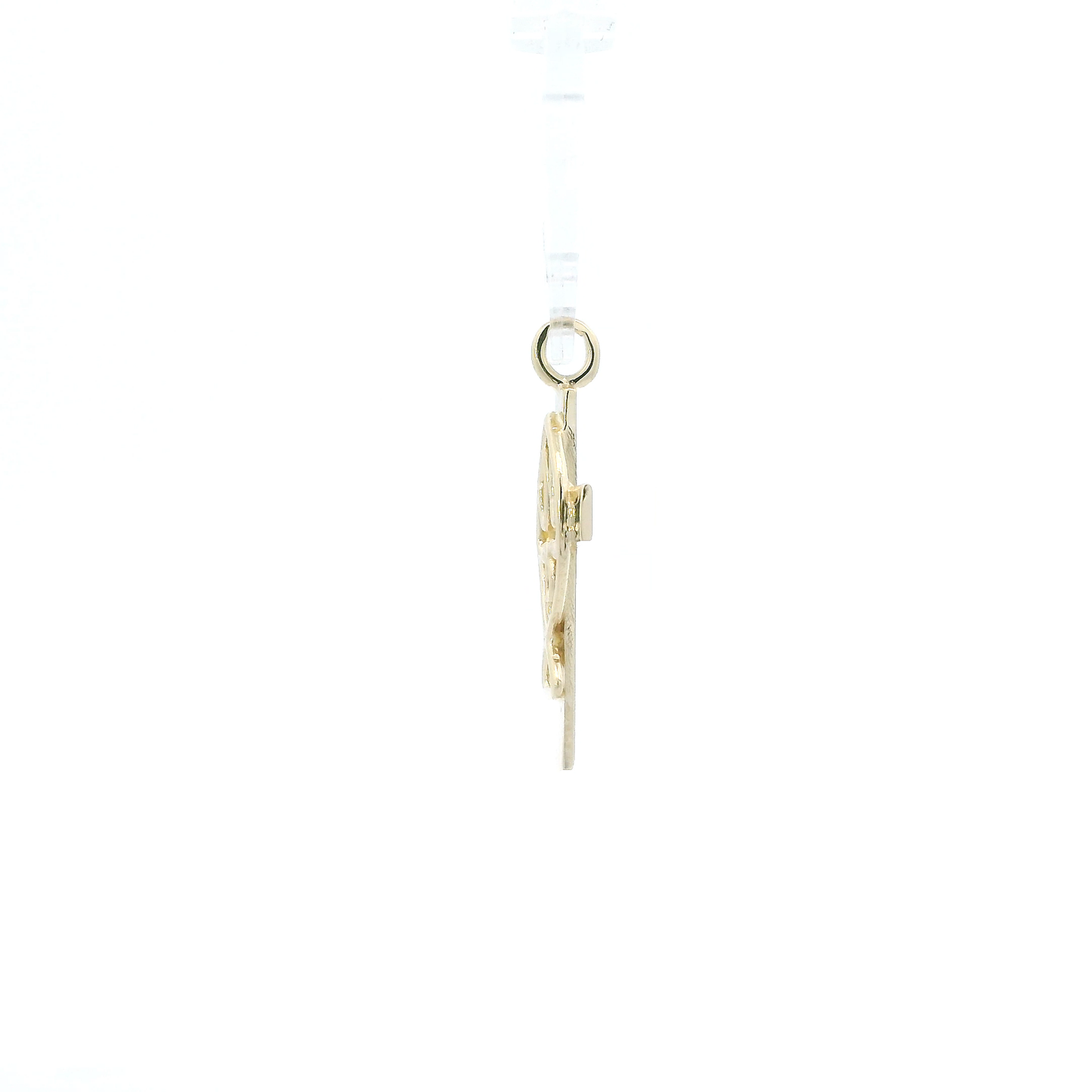 14K Yellow Gold Religious Cross Pendant