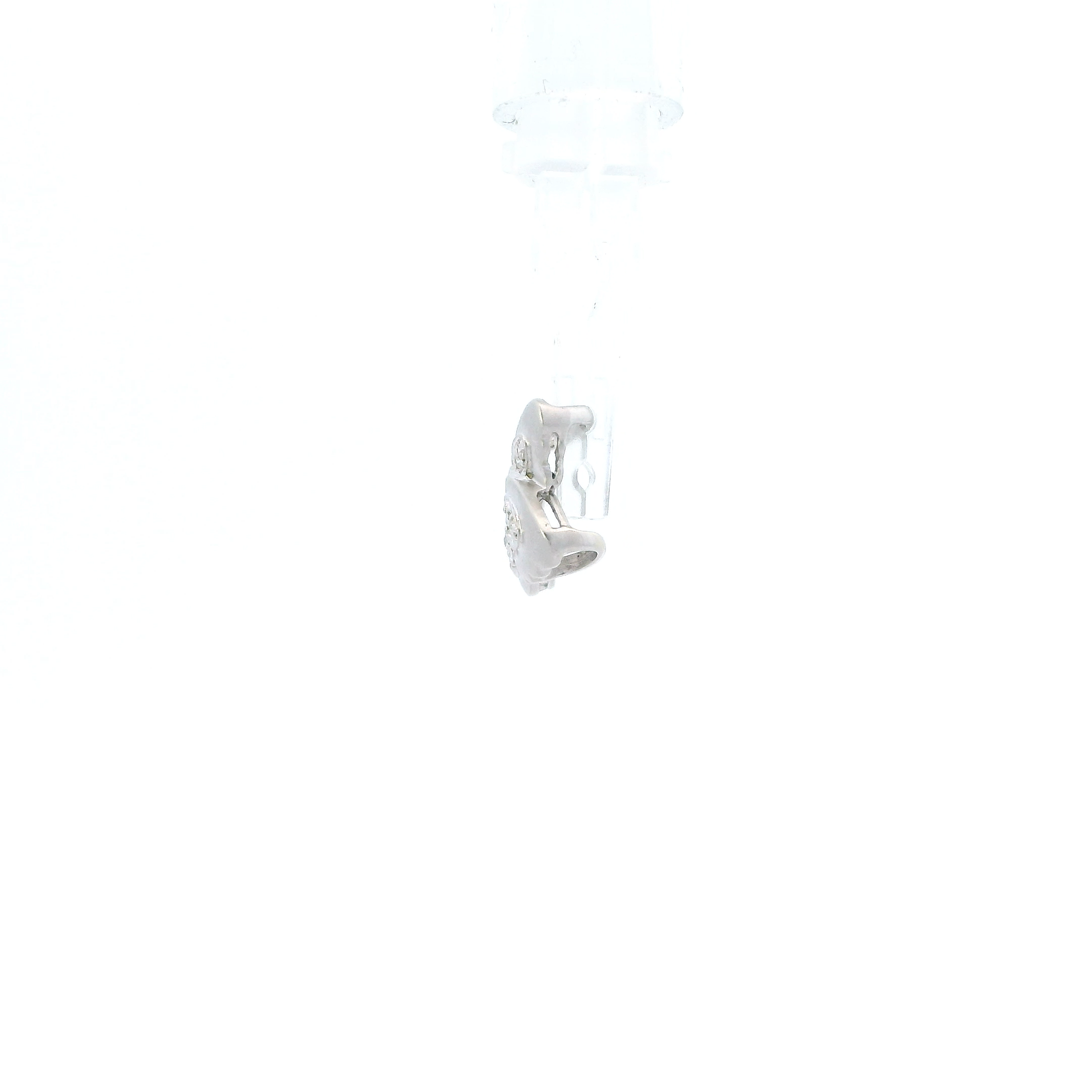 14K White Gold Butterfly Pendant