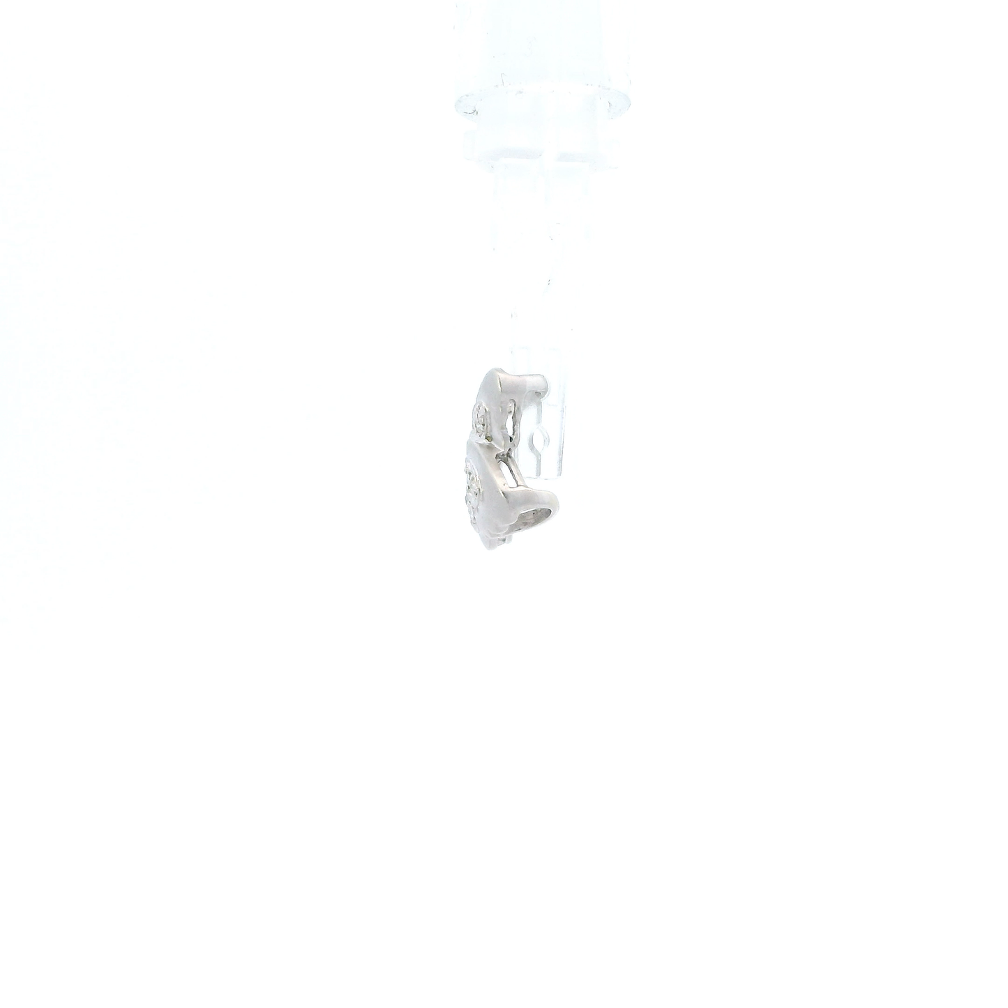14K White Gold Butterfly Pendant