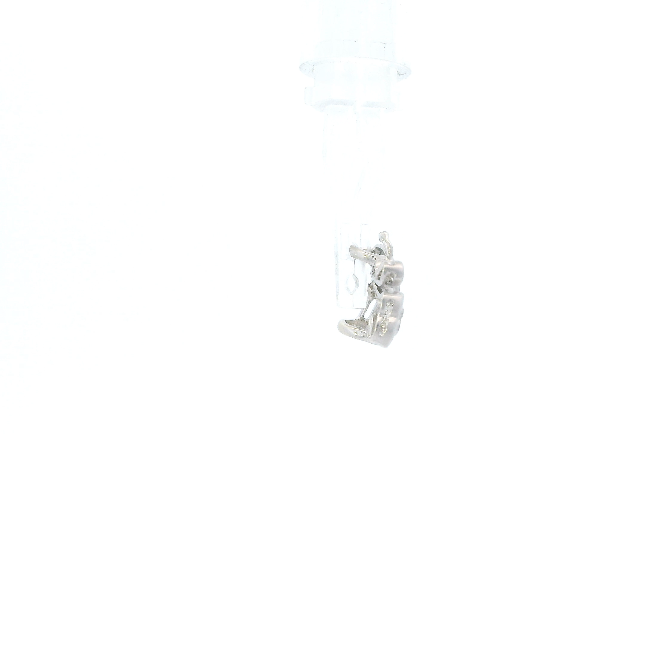 14K White Gold Butterfly Pendant