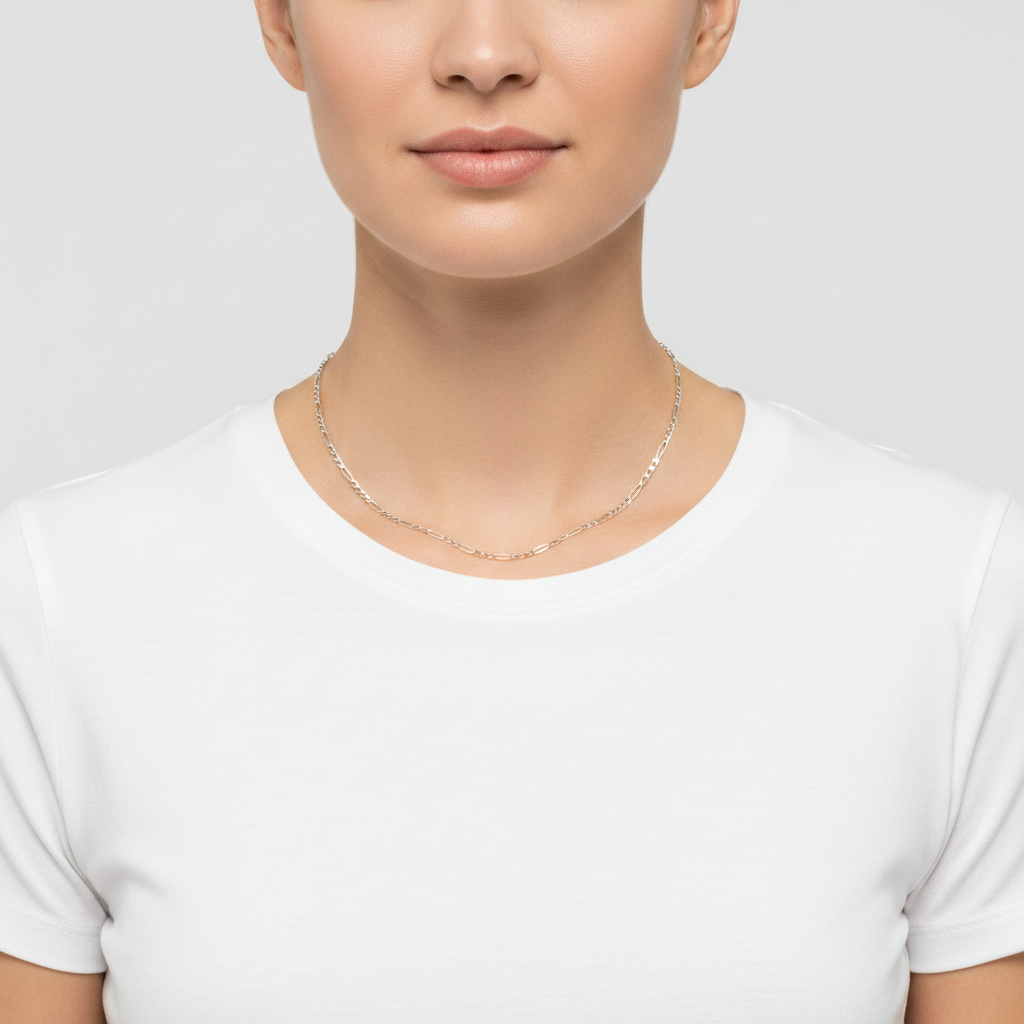 14K Yellow Gold 20" Figaro Chain