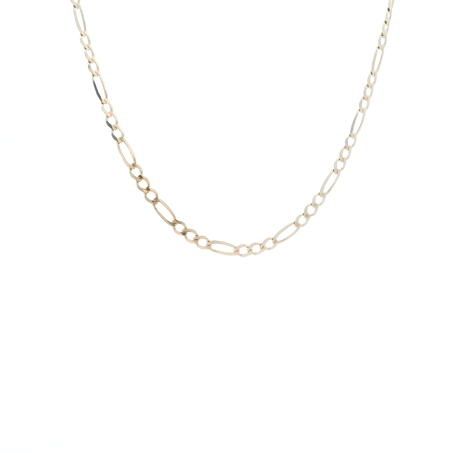 14K Yellow Gold 20" Figaro Chain
