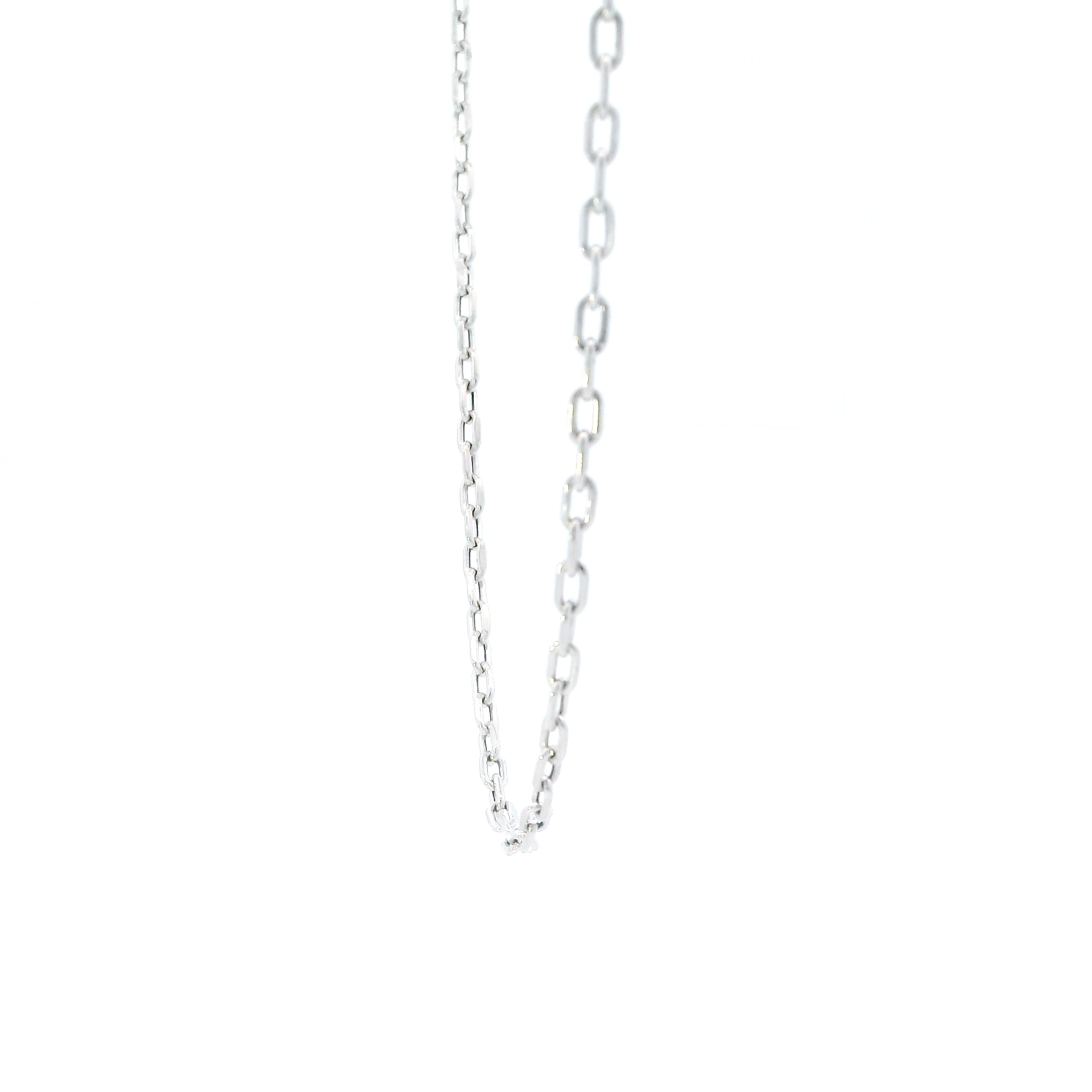 18K White Gold 23.5