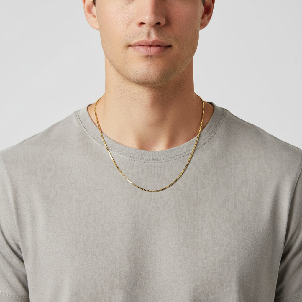 14K Yellow Gold 20" Box Chain