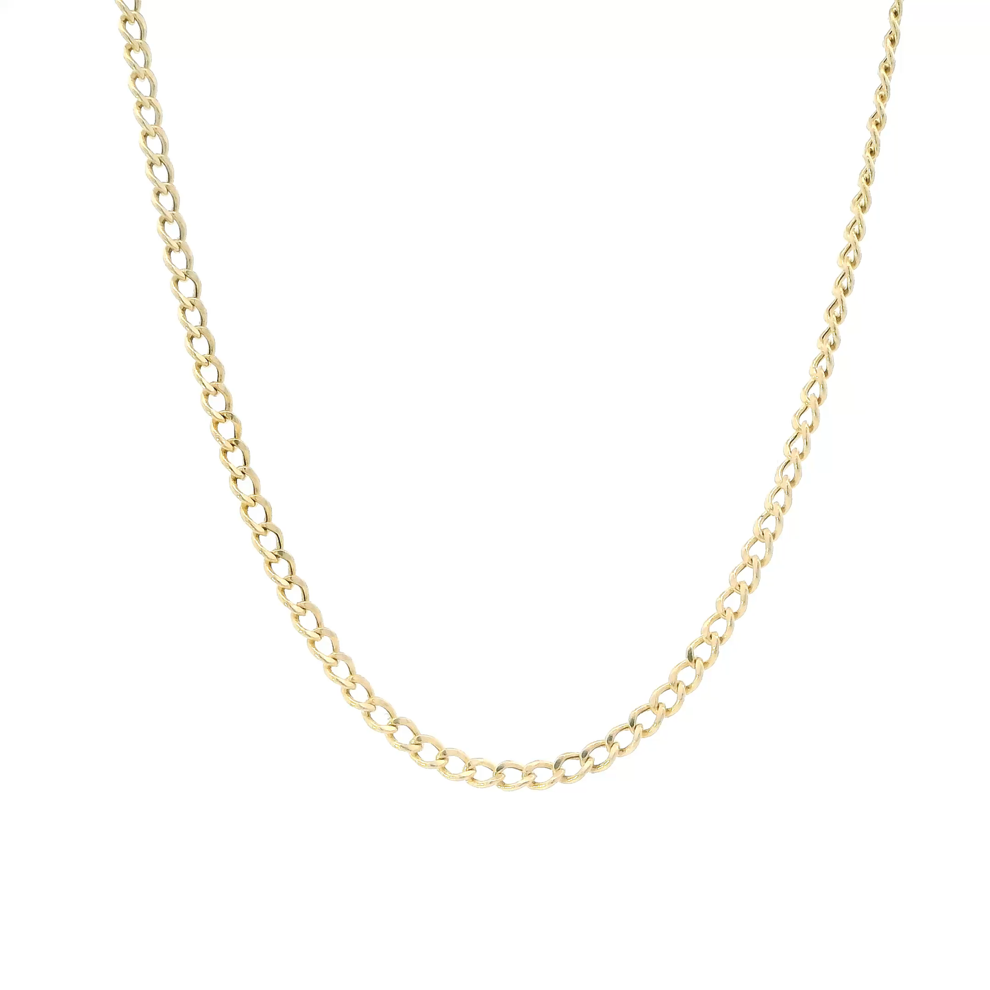 10K Yellow Gold 22.5" Curb Chain