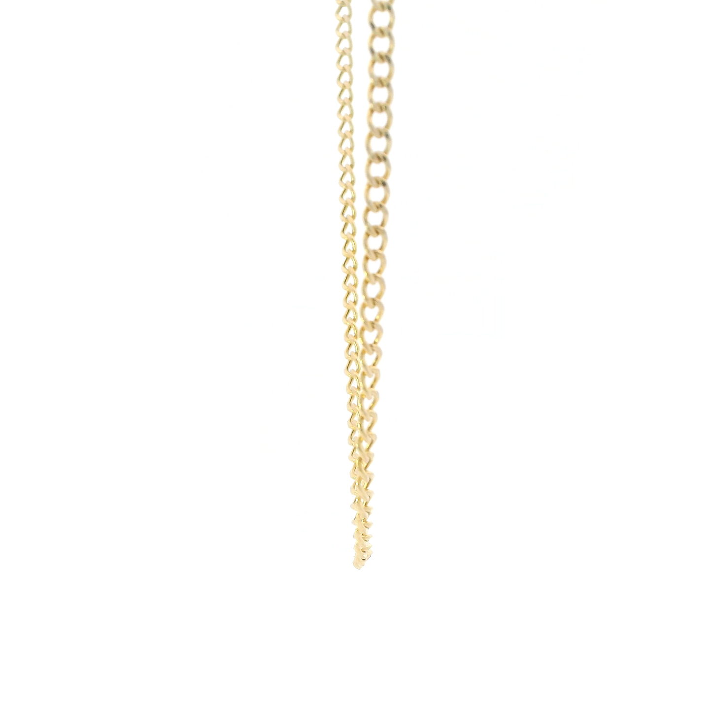 10K Yellow Gold 22.5" Curb Chain