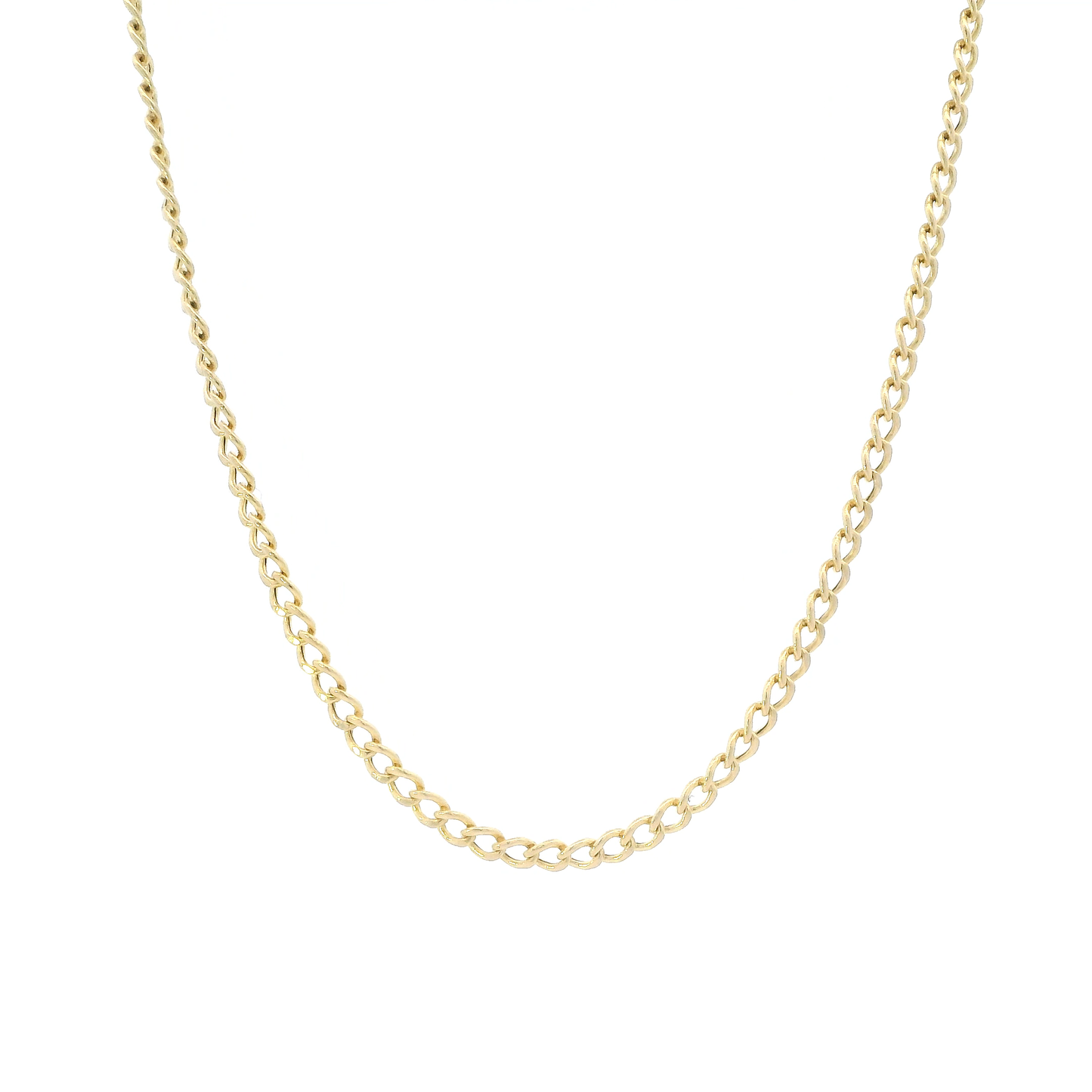 10K Yellow Gold 22.5" Curb Chain