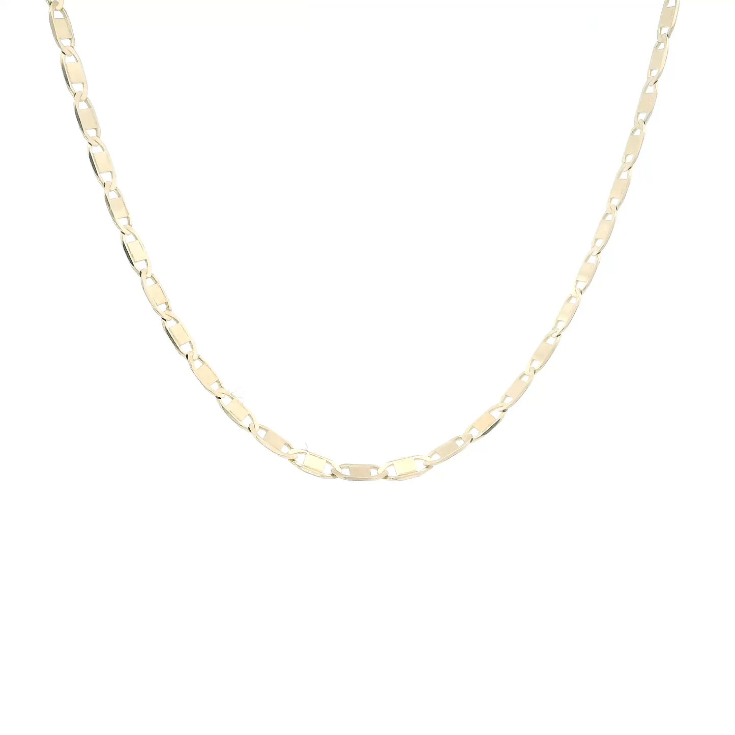 10K Yellow Gold 19.5" Mariner Chain