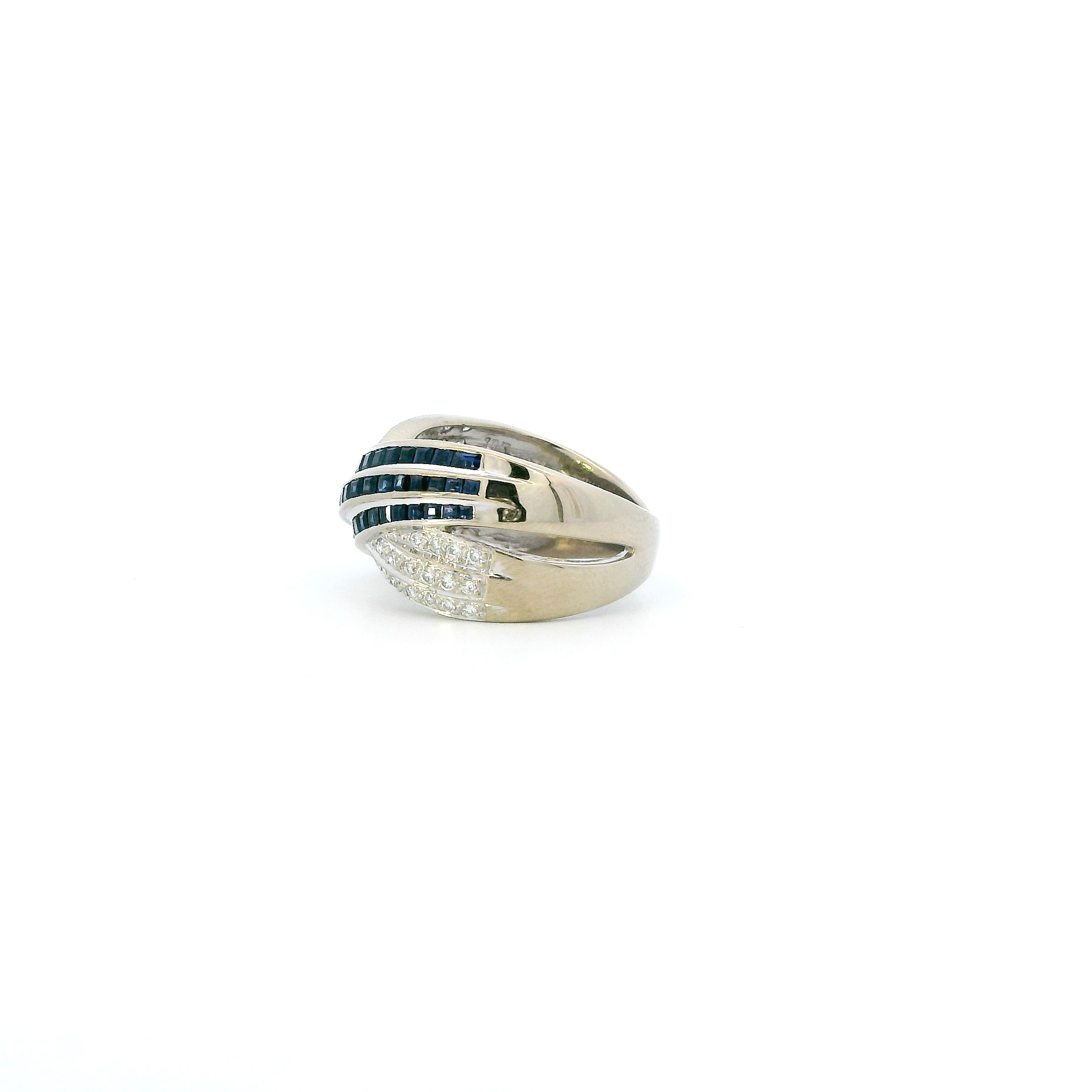 18K White Gold 