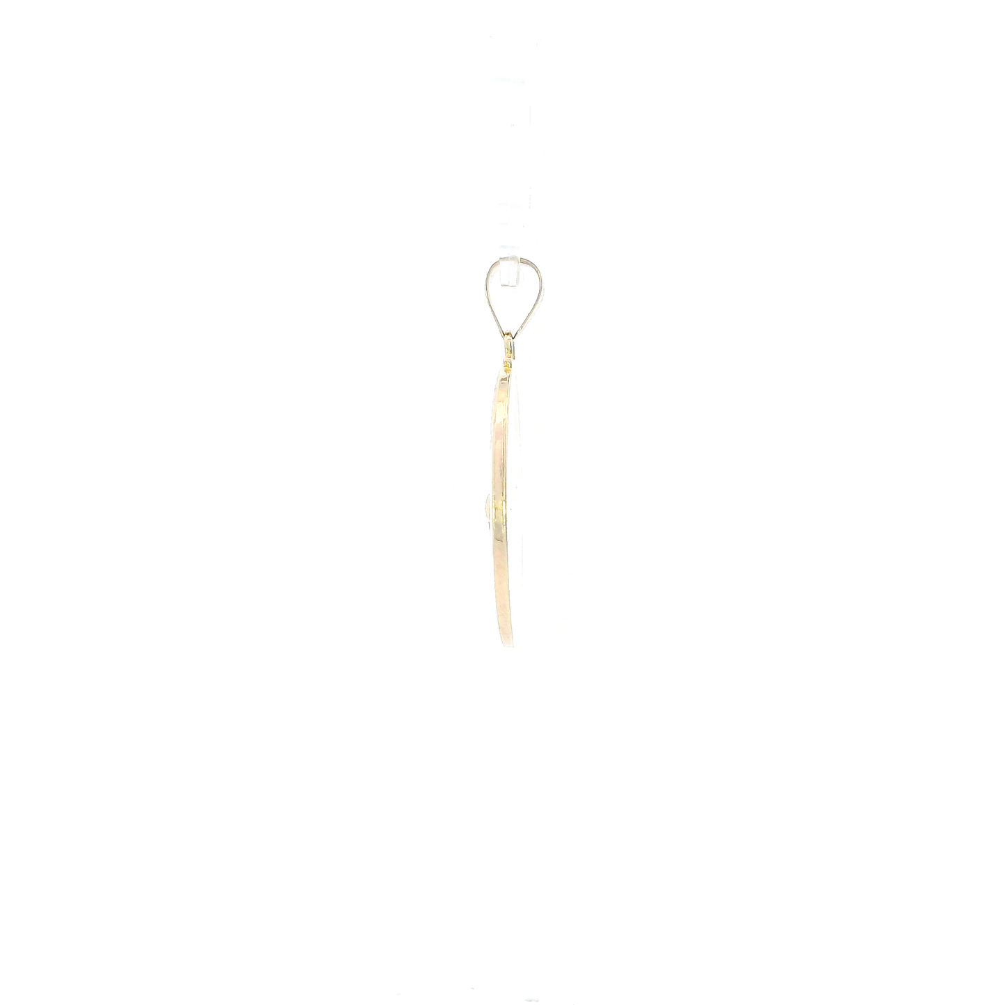 14K Yellow Gold Oval St. Jude Pendant