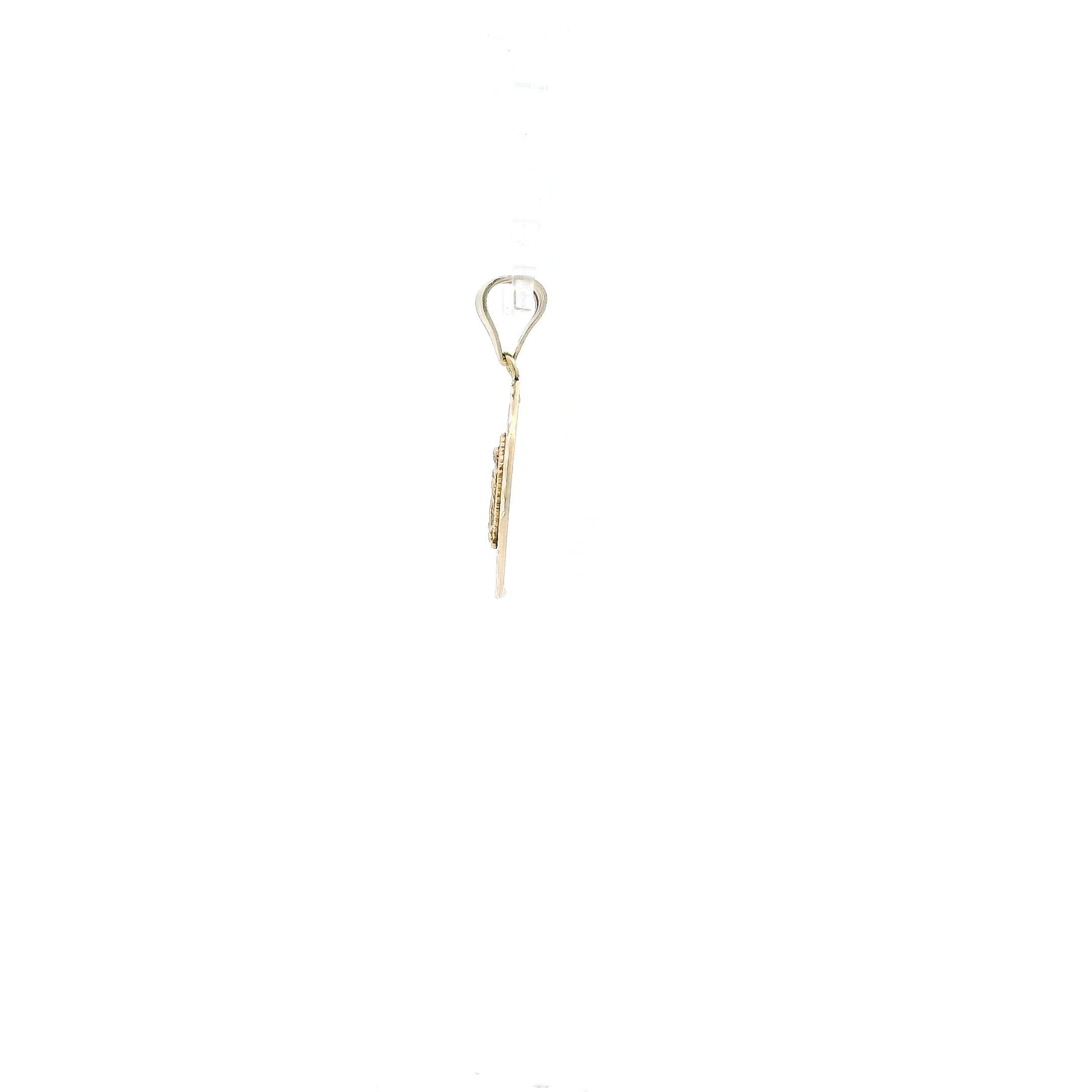 Oro amarillo y blanco de 14 quilates 