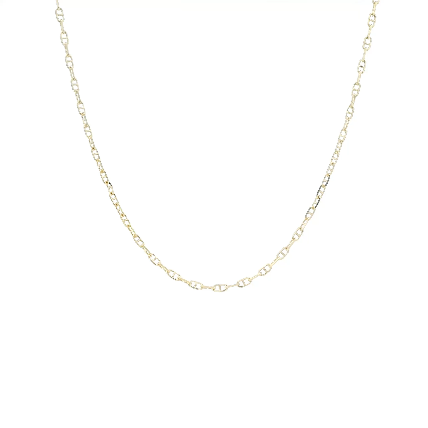 14K Yellow Gold 20" Mariner Chain