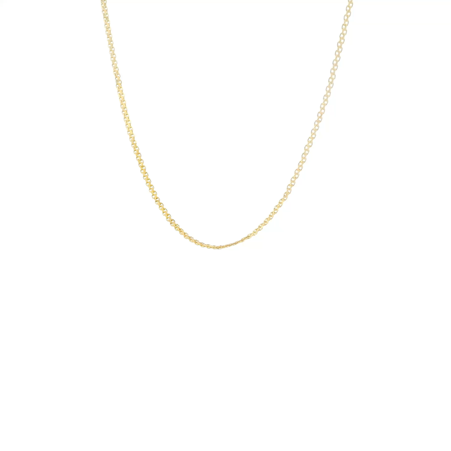 18K Yellow Gold 19" Double Link Chain